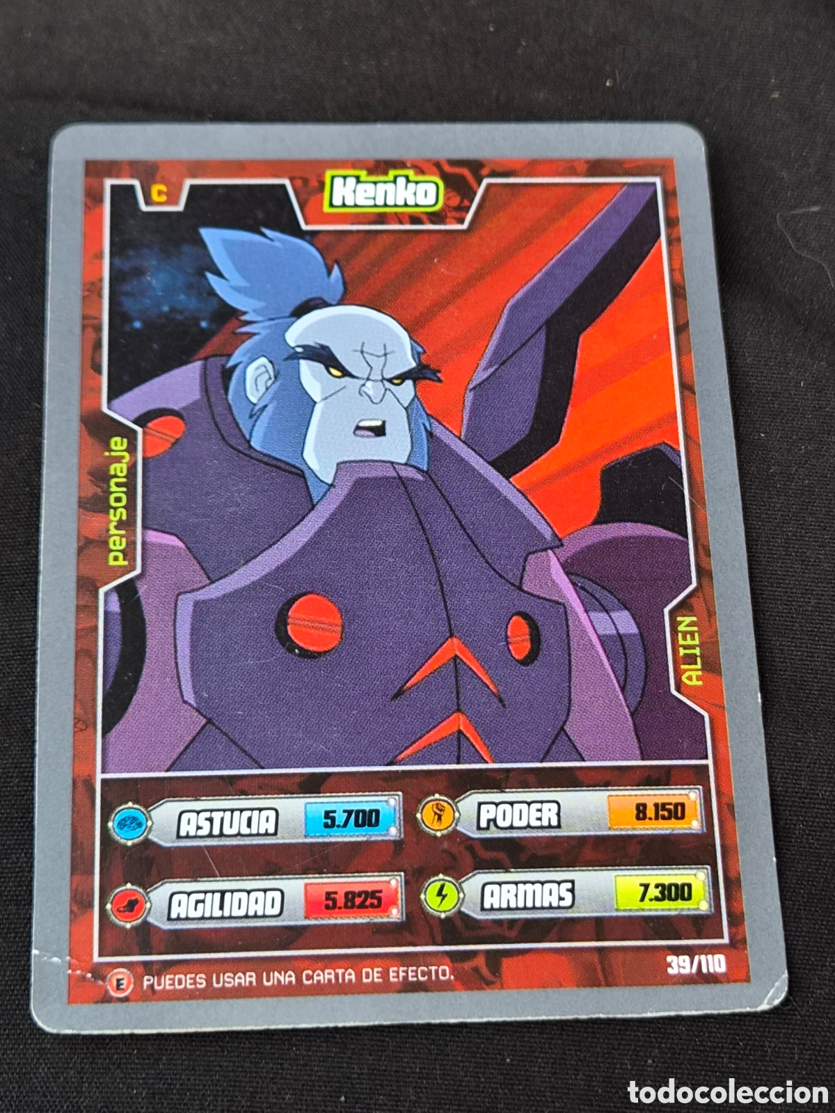 Trading cards: 39 - KENKO , BEN 10 ALIEN ADVENTURES - Foto 1