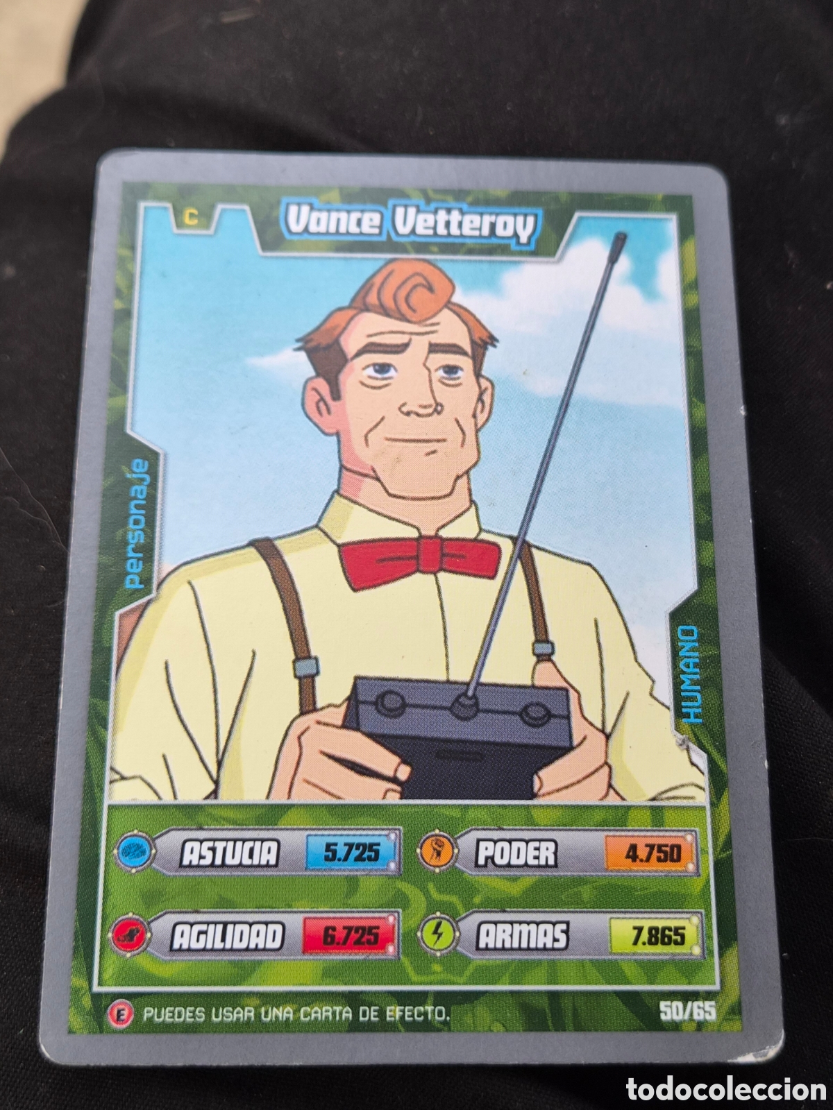 Trading Cards: 50 - VANCE VETTEROY , BEN 10 ALIEN ADVENTURES