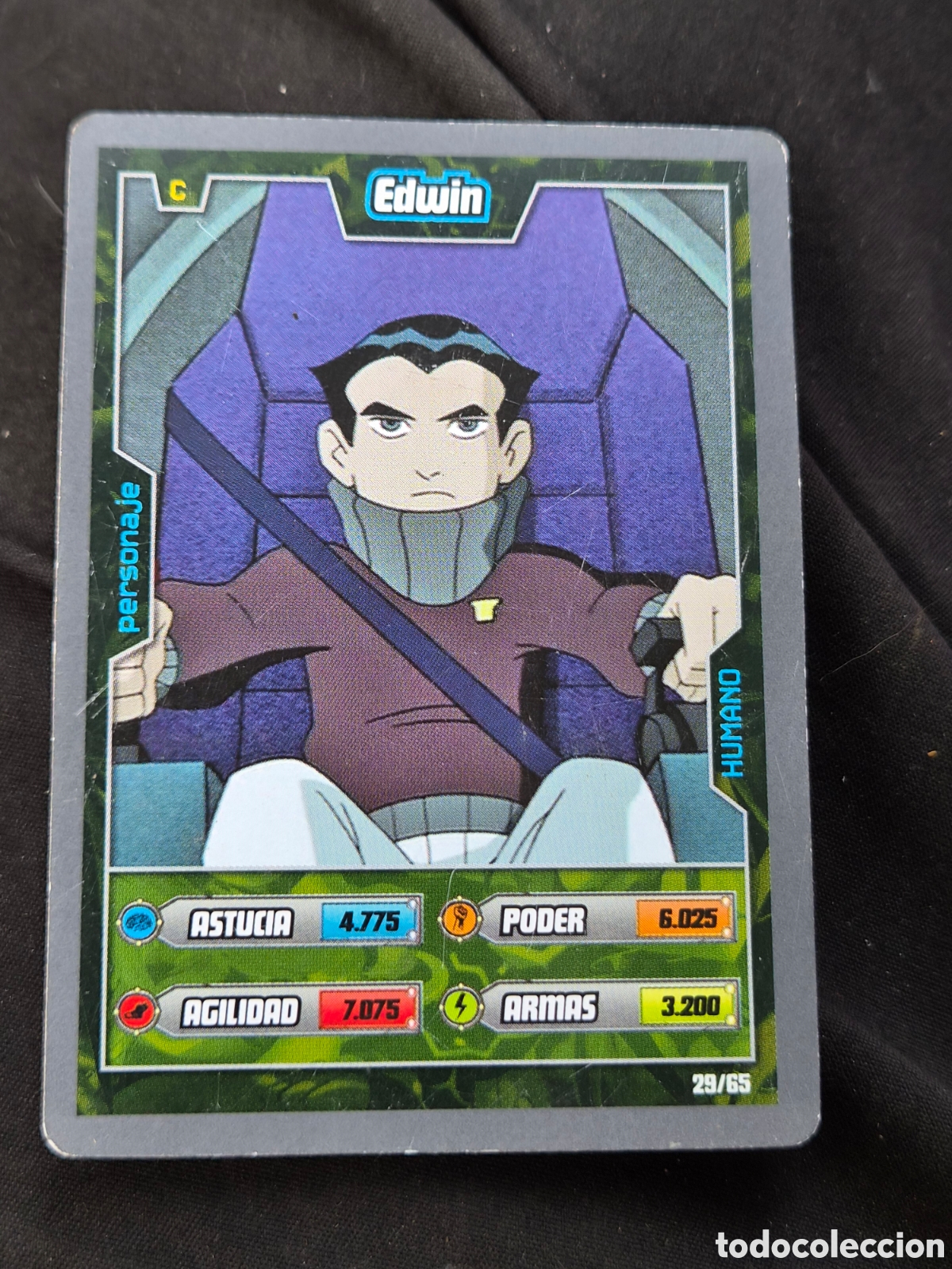 Trading cards: 29 - EDWIN , BEN 10 ALIEN ADVENTURES - Foto 1