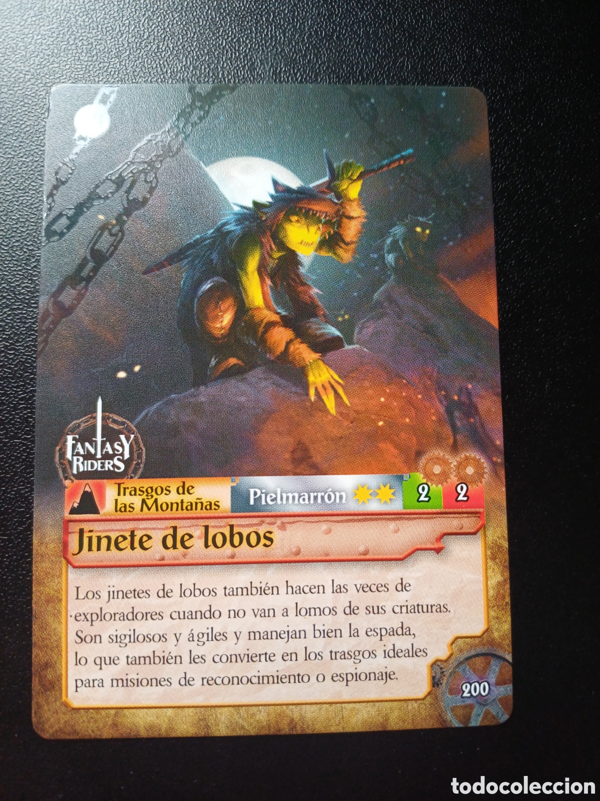 Trading cards: #200 JINETE DE LOBOS PANINI FANTASY RIDER 2018