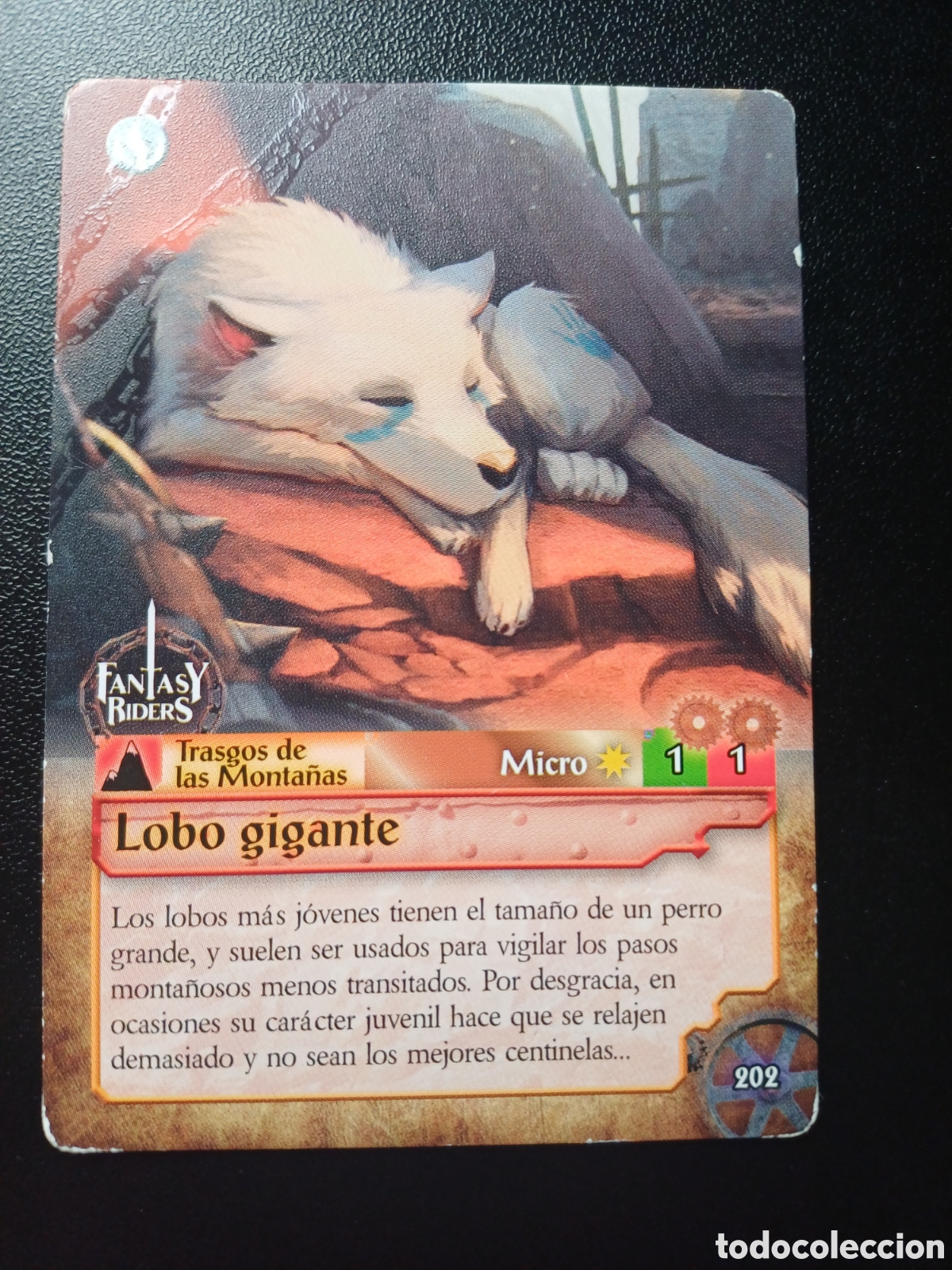 Trading cards: #202 LOBO GIGANTE PANINI FANTASY RIDER 2018