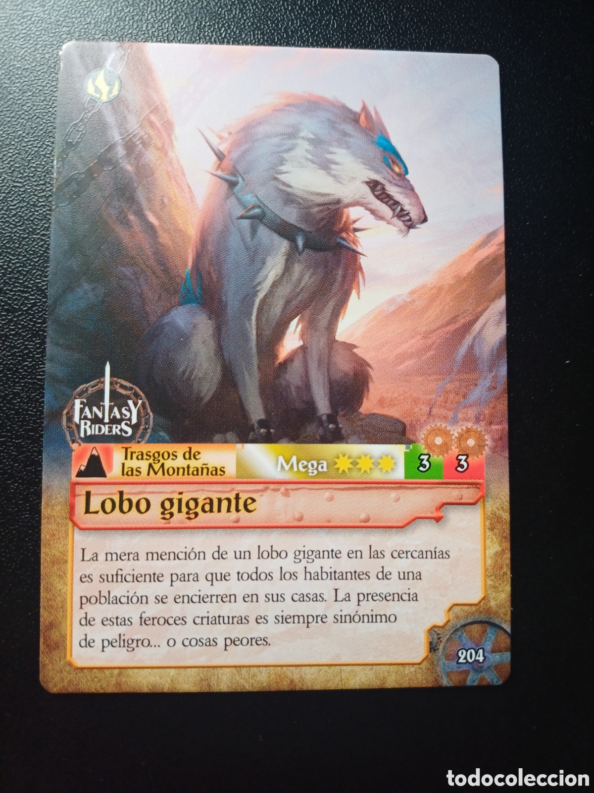 Trading cards: #204 LOBO GIGANTE MEGA PANINI FANTASY RIDER 2018