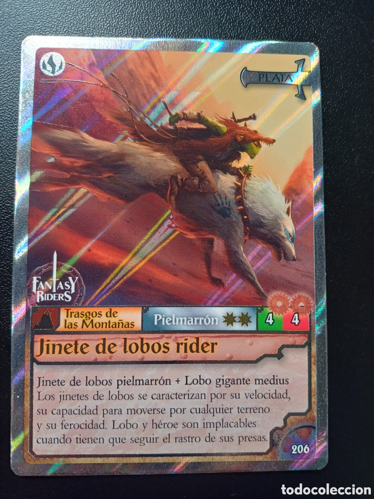 Trading cards: #206 JINETE DE LOBOS RIDER PANINI FANTASY RIDER 2018