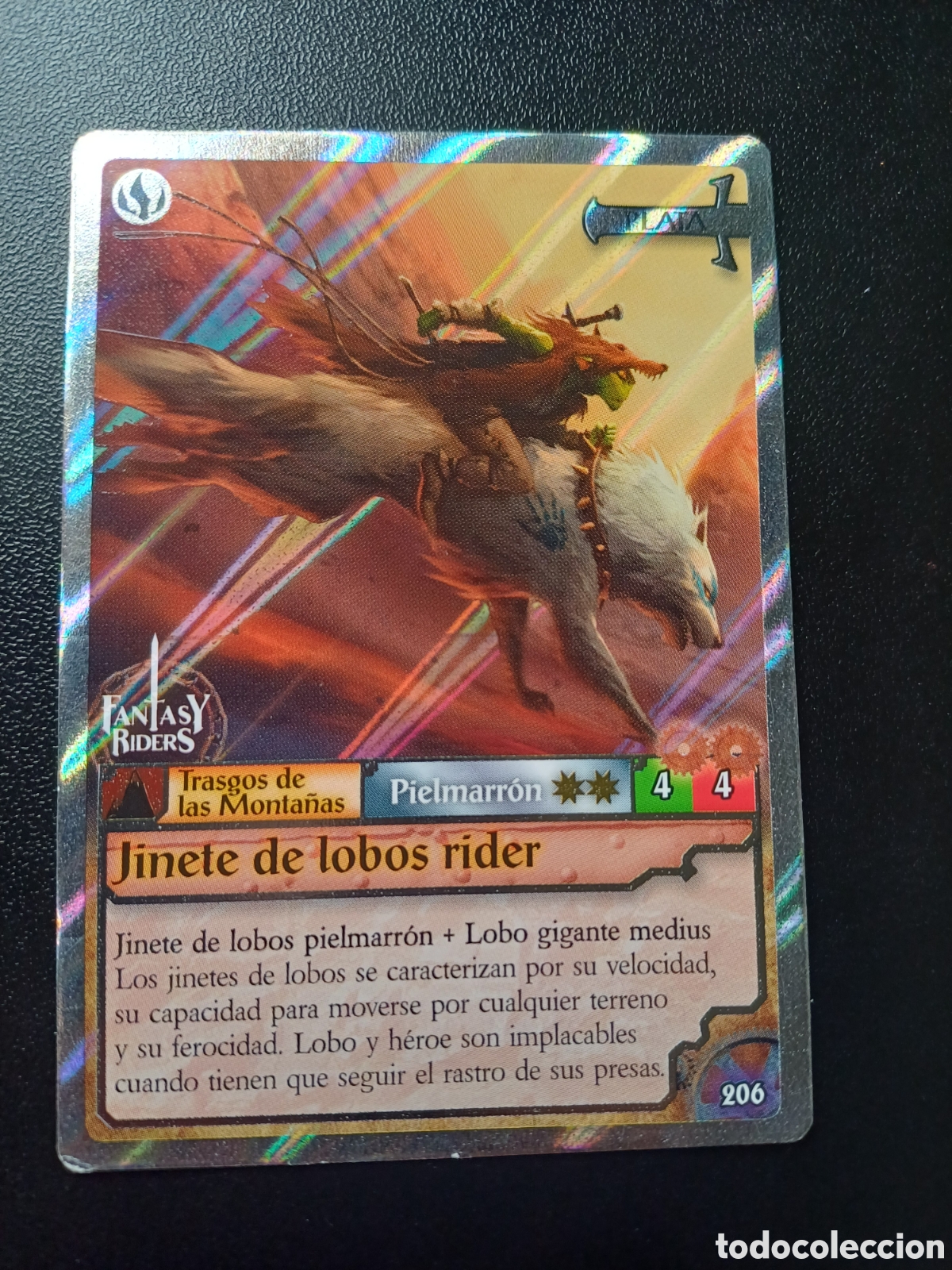 Trading cards: #206 JINETE DE LOBOS RIDER PANINI FANTASY RIDER 2018