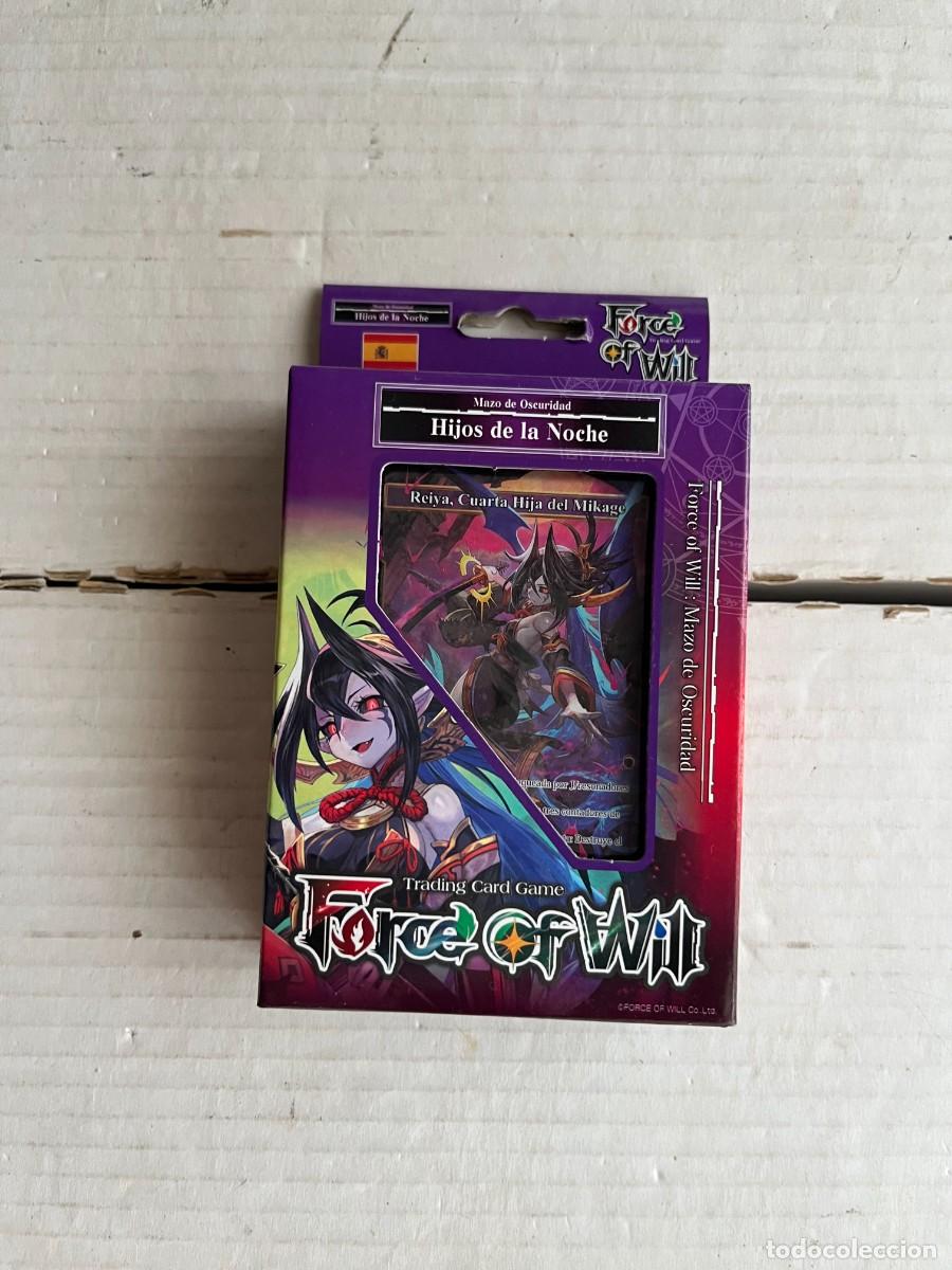 Trading Cards: MAZO FORCE OF WILL MAZO DE OSCURIDAD CRIATURAS DE LA NOCHE - TCG KREATEN 2 BARAJAS