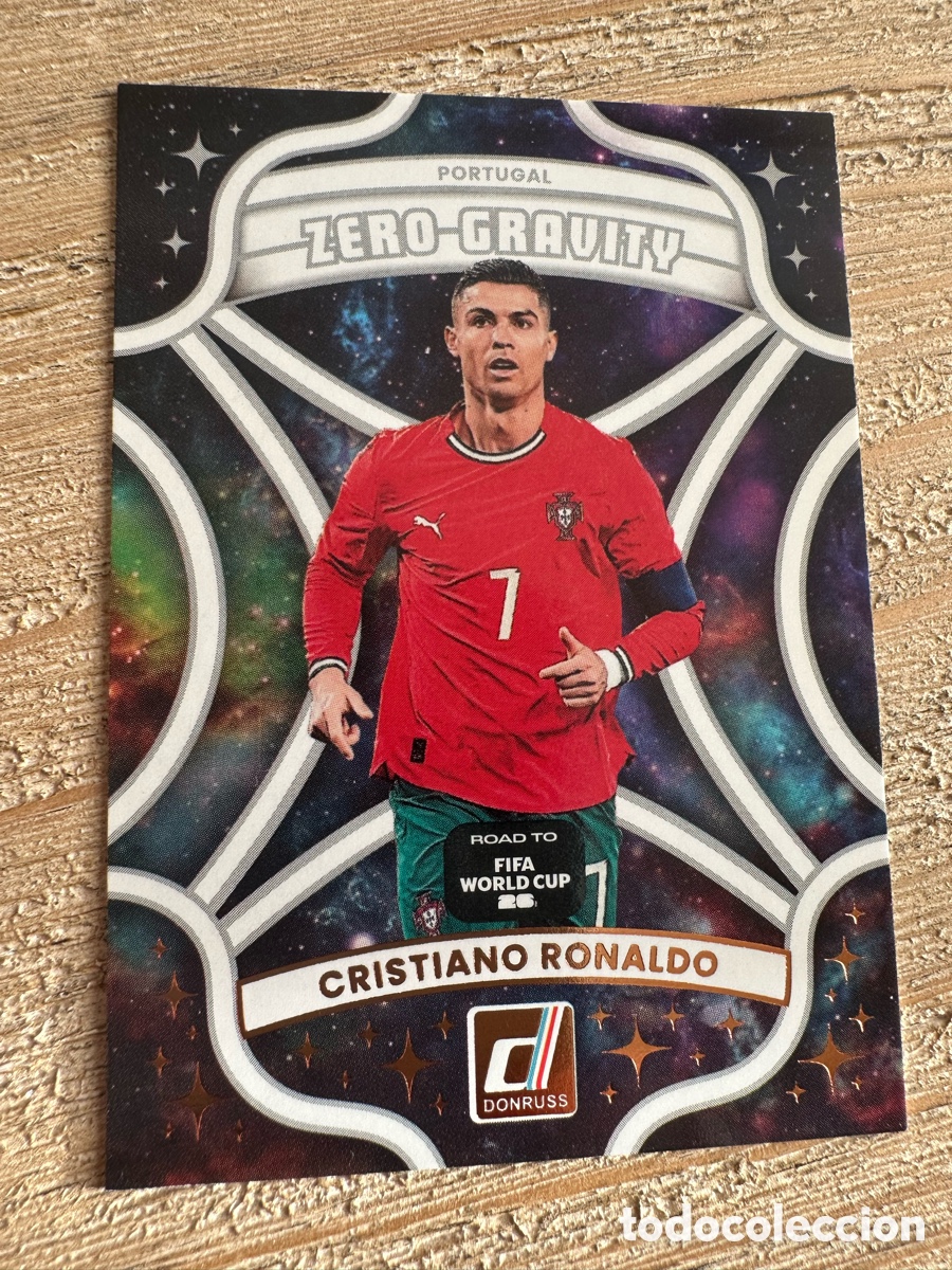 Trading Cards: CRISTIANO RONALDO PORTUGAL ZERO GRAVITY 20 DONRUSS ROAD WORLD CUP 2026 USA CAN MEX MUNDIAL 26 PANINI