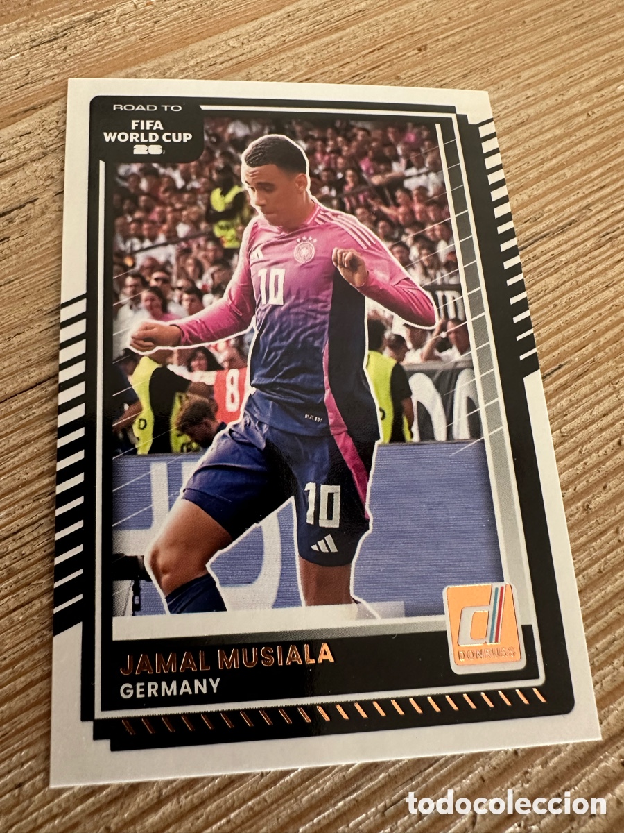 Trading Cards: JAMAL MUSIALA ALEMANIA 40 DONRUSS ROAD TO WORLD CUP 2026 USA CAN MEX MUNDIAL 26 PANINI
