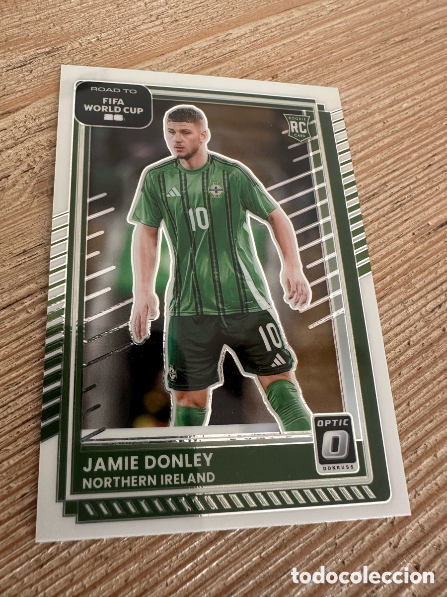 Trading Cards: JAMIE DONLEY IRLANDA NORTE ROOKIE OPTIC DONRUSS ROAD TO WORLD CUP 2026 USA CAN MEX MUNDIAL 26 PANINI