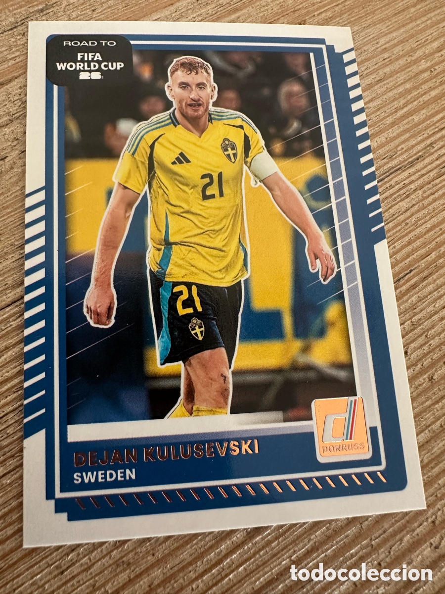 Trading Cards: DEJAN KULUSEVSKI SUECIA 83 DONRUSS ROAD TO WORLD CUP 2026 USA CAN MEX MUNDIAL 26 PANINI
