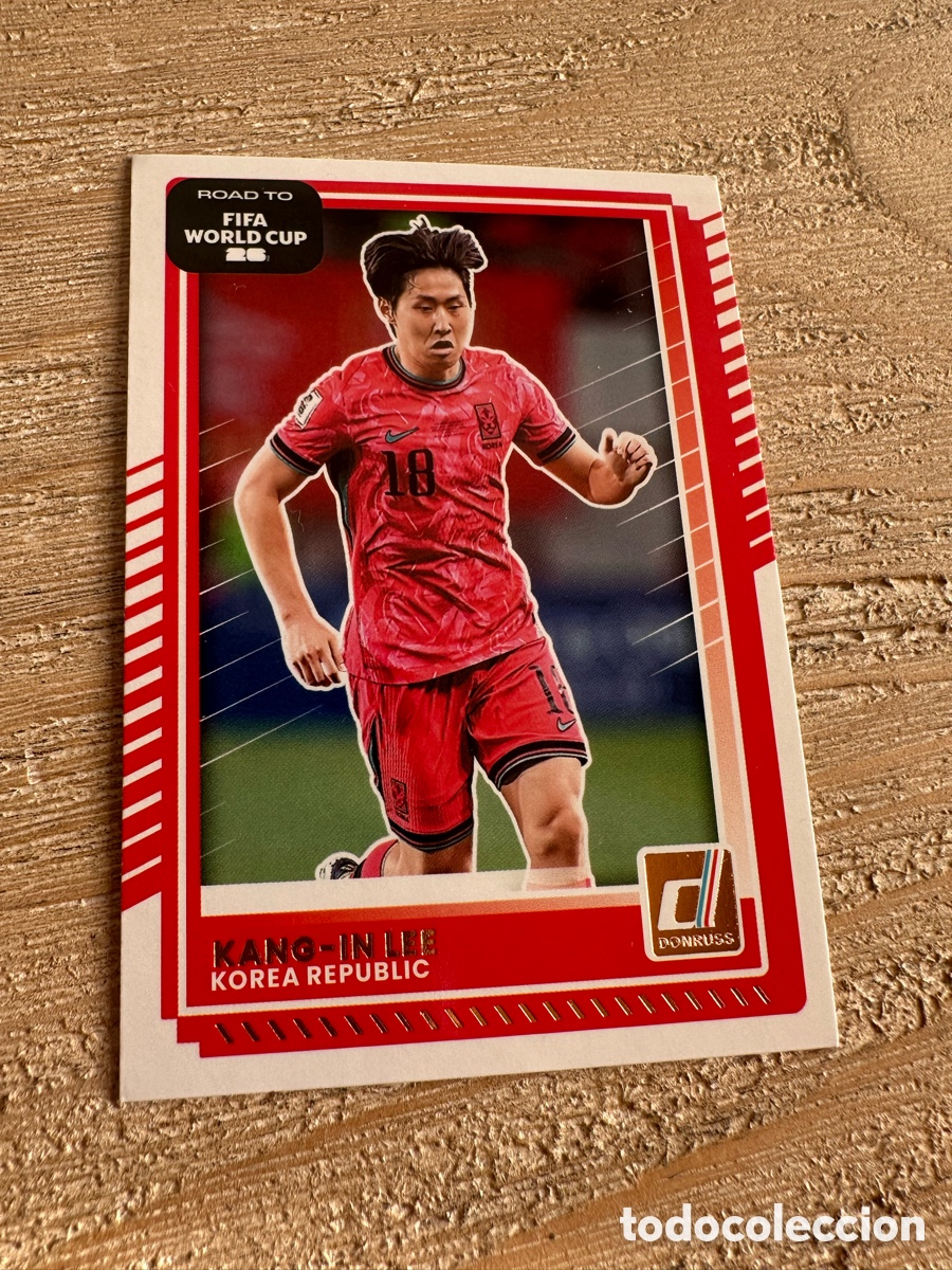 Trading Cards: KANG-IN LEE KOREA 104 DONRUSS ROAD TO WORLD CUP 2026 USA CAN MEX MUNDIAL 26 PANINI