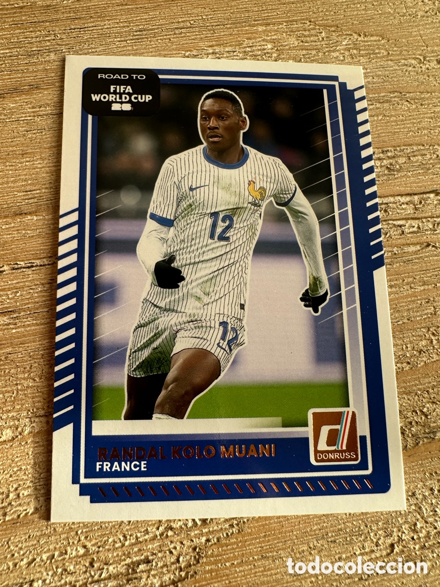 Trading Cards: RANDAL KOLO MUANI FRANCIA 146 DONRUSS ROAD TO WORLD CUP 2026 USA CAN MEX MUNDIAL 26 PANINI