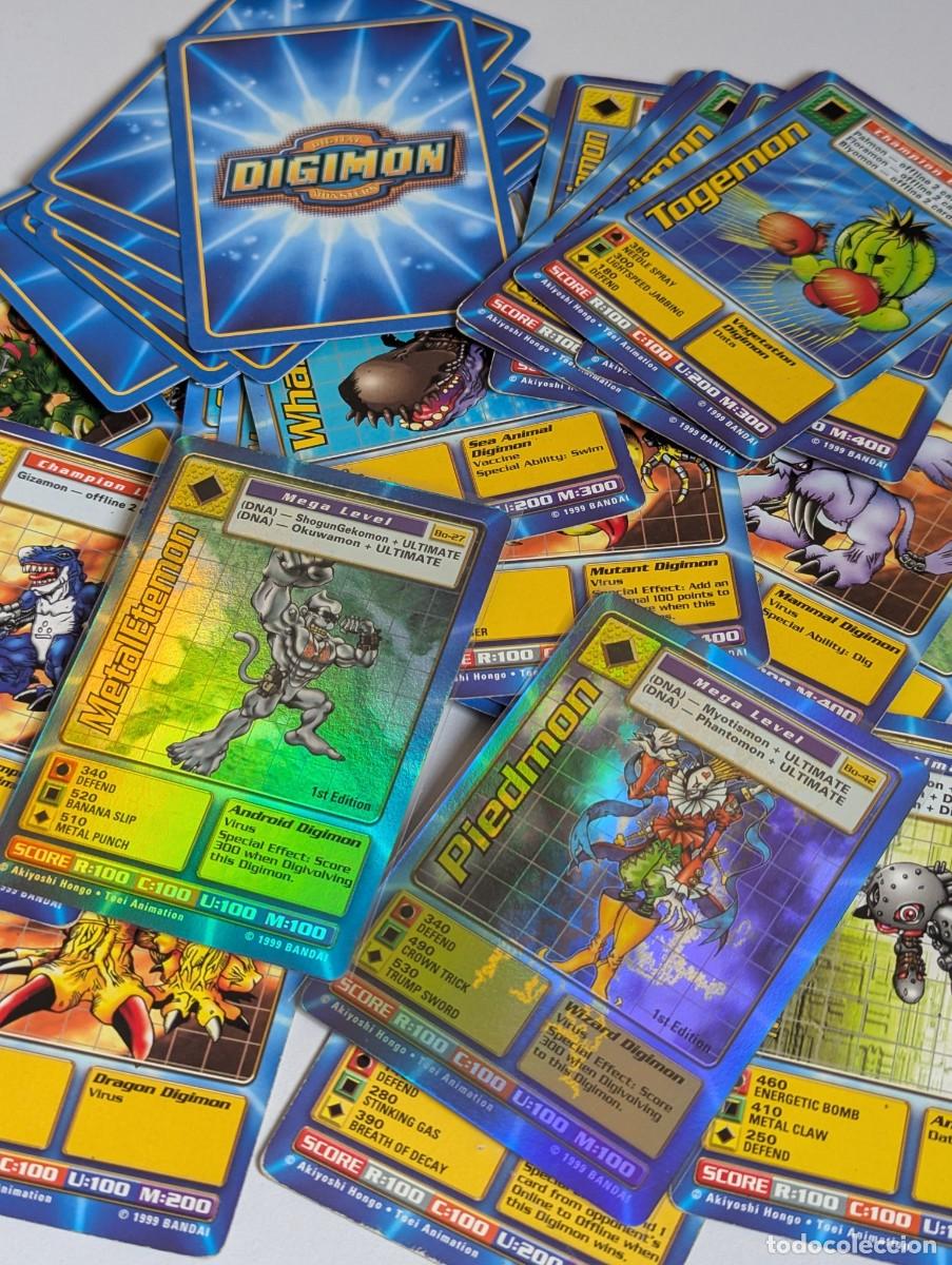 Trading cards: Lote Cartas Digimon Digi-Battle Card Game 1999 Bandai