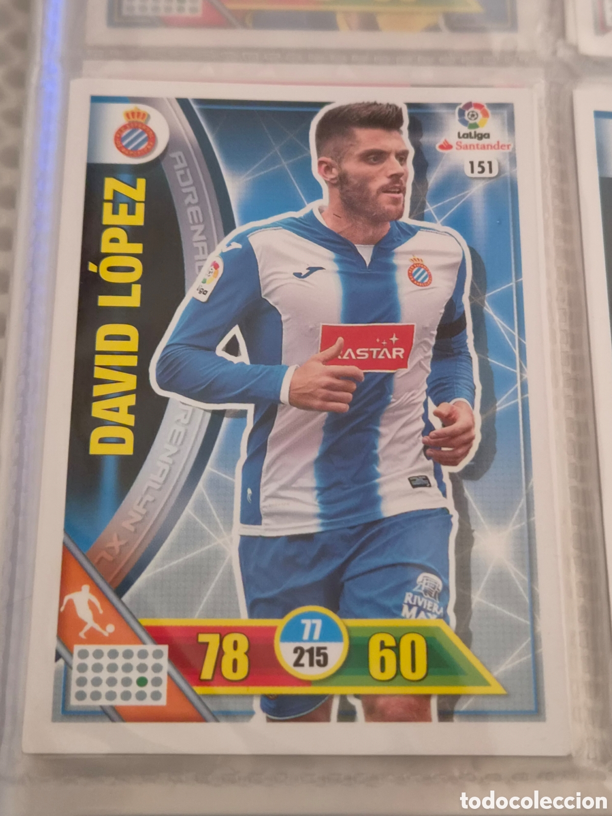 Trading Cards: 151 - DAVID L&Oacute;PEZ, ESPA&Ntilde;OL ADRENALYN 2016 2017