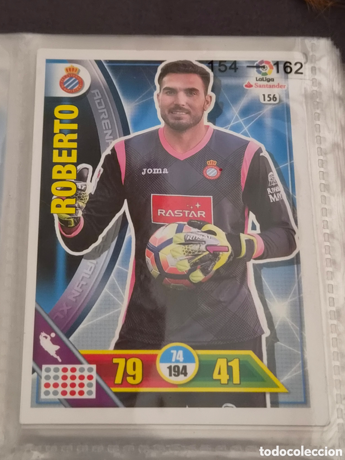 Trading Cards: 156 - ROBERTO , ESPA&Ntilde;OL ADRENALYN 2016 2017
