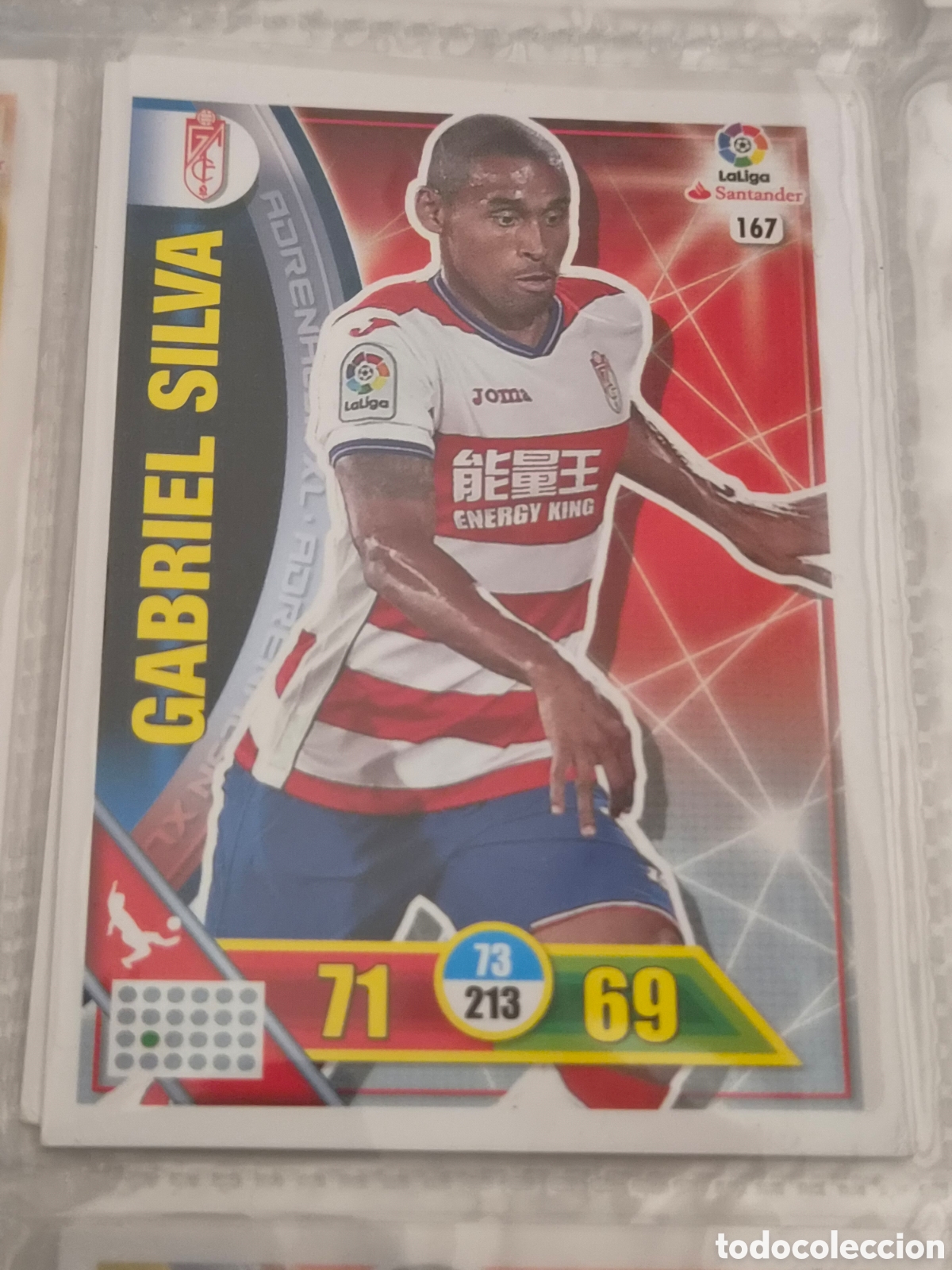 Trading Cards: 167 - GABRIEL SILVA, GRANADA ADRENALYN 2016 2017