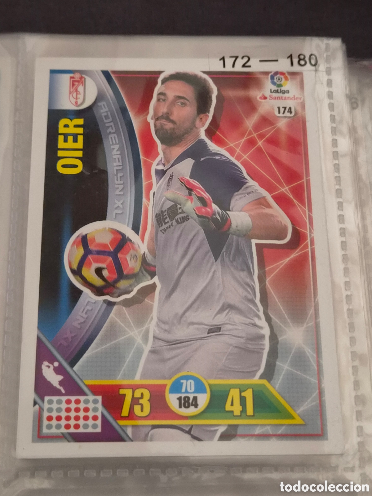 Trading Cards: 174 - OIER , GRANADA ADRENALYN 2016 2017
