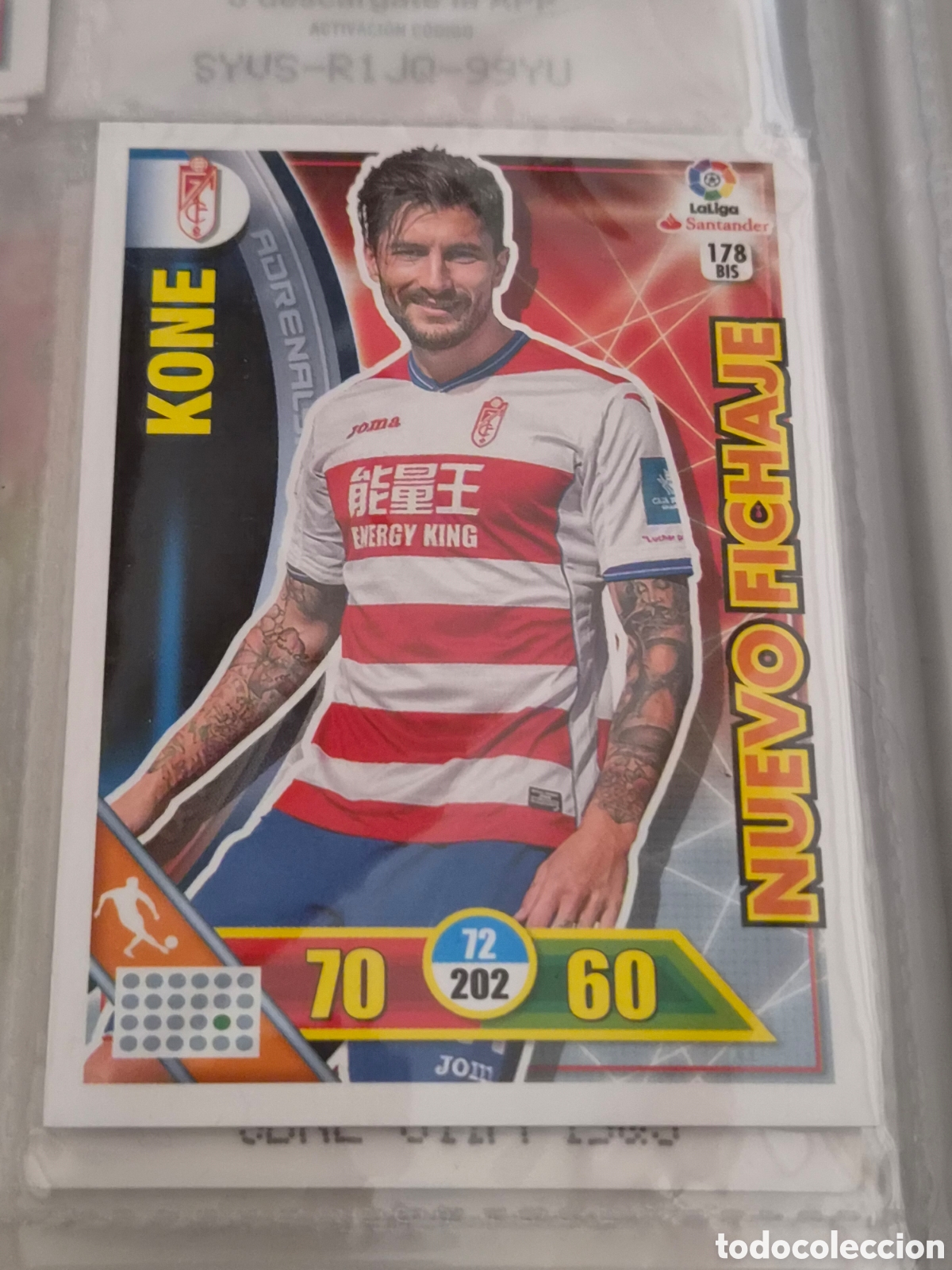 Trading Cards: 178 BIS - KONE , GRANADA NUEVO FICHAJE ADRENALYN 2016 2017