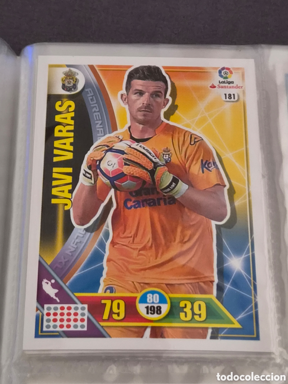 Trading Cards: 181 - JAVI VARAS , LAS PALMAS ADRENALYN 2016 2017