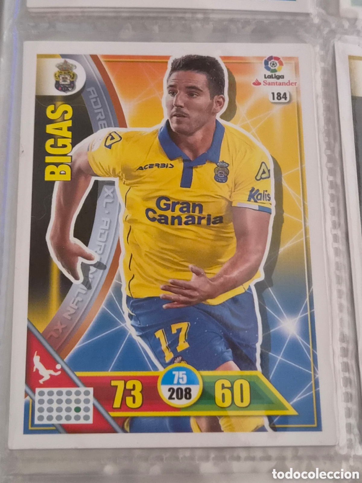 Trading Cards: 184 - BIGAS , LAS PALMAS ADRENALYN 2016 2017