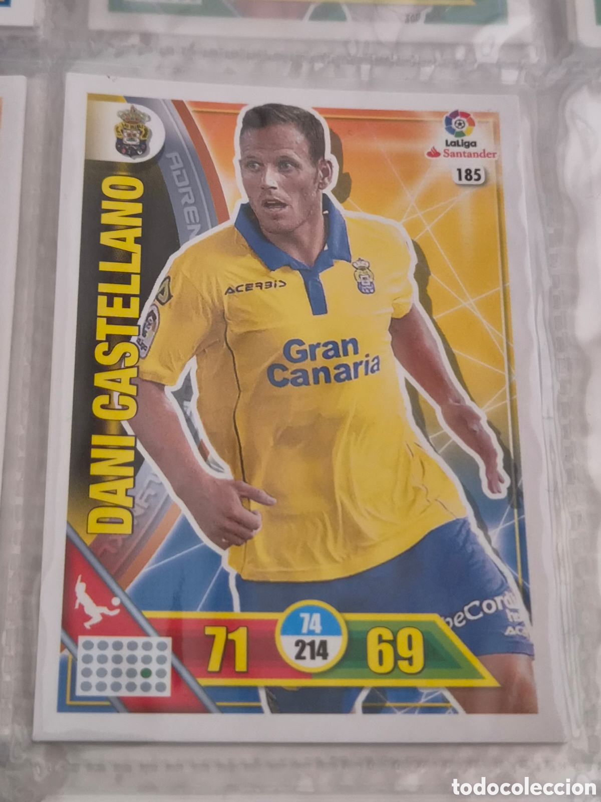 Trading Cards: 185 - DANI CASTELLANO , LAS PALMAS ADRENALYN 2016 2017
