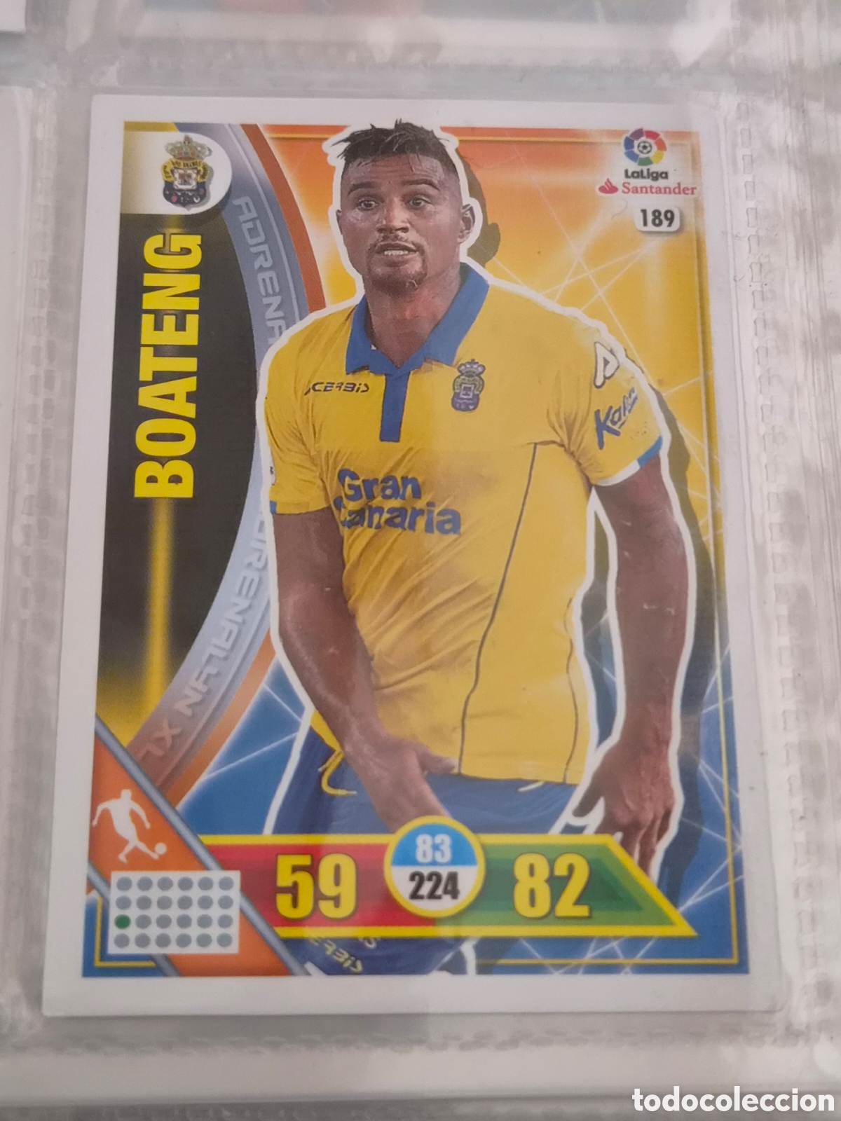Trading Cards: 189 - BOATENG , LAS PALMAS ADRENALYN 2016 2017