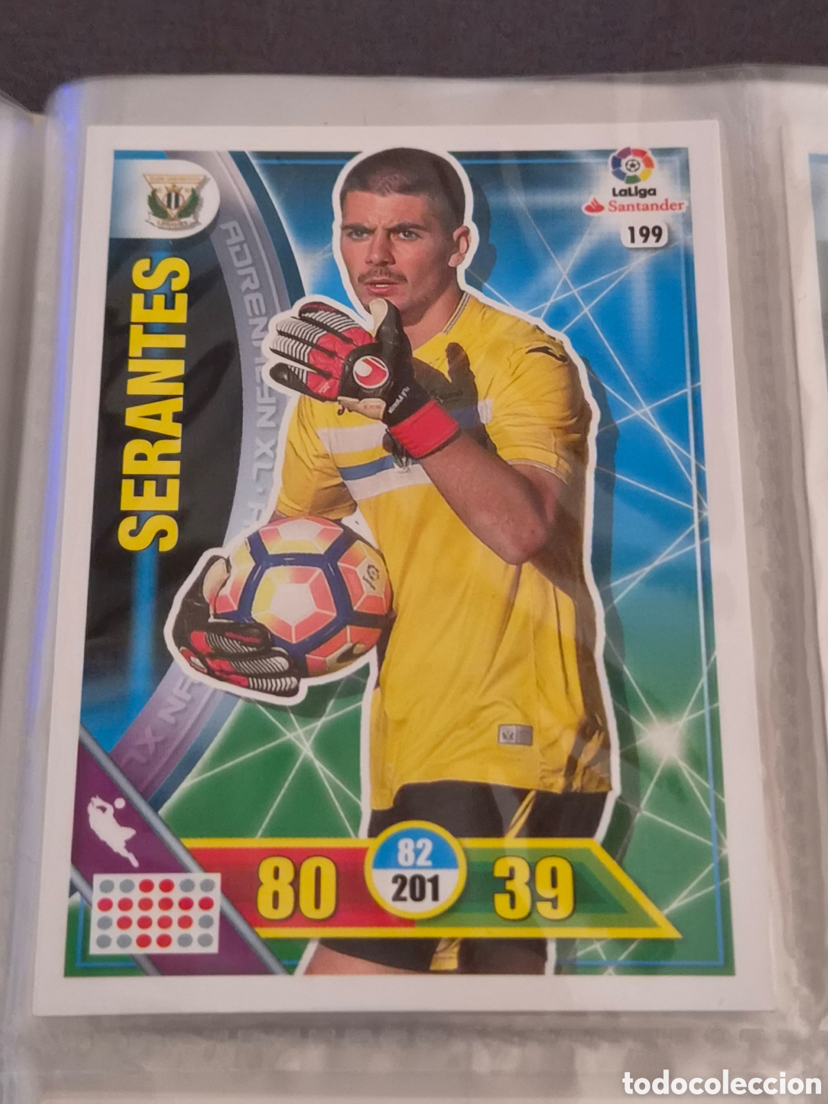 Trading Cards: 199 - SERANTES , LEGANES ADRENALYN 2016 2017