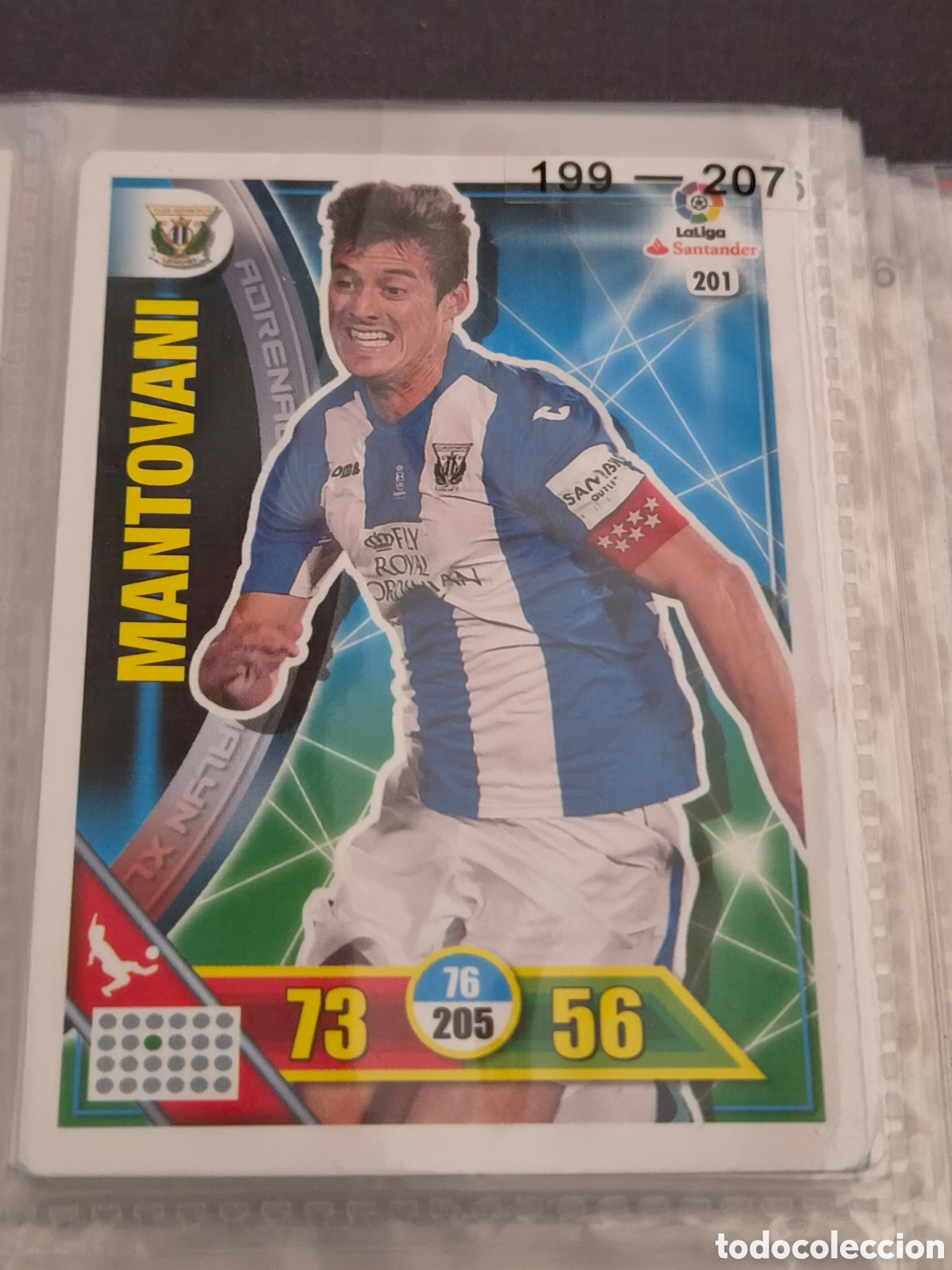 Trading Cards: 201 - MANTOVANI , LEGANES ADRENALYN 2016 2017