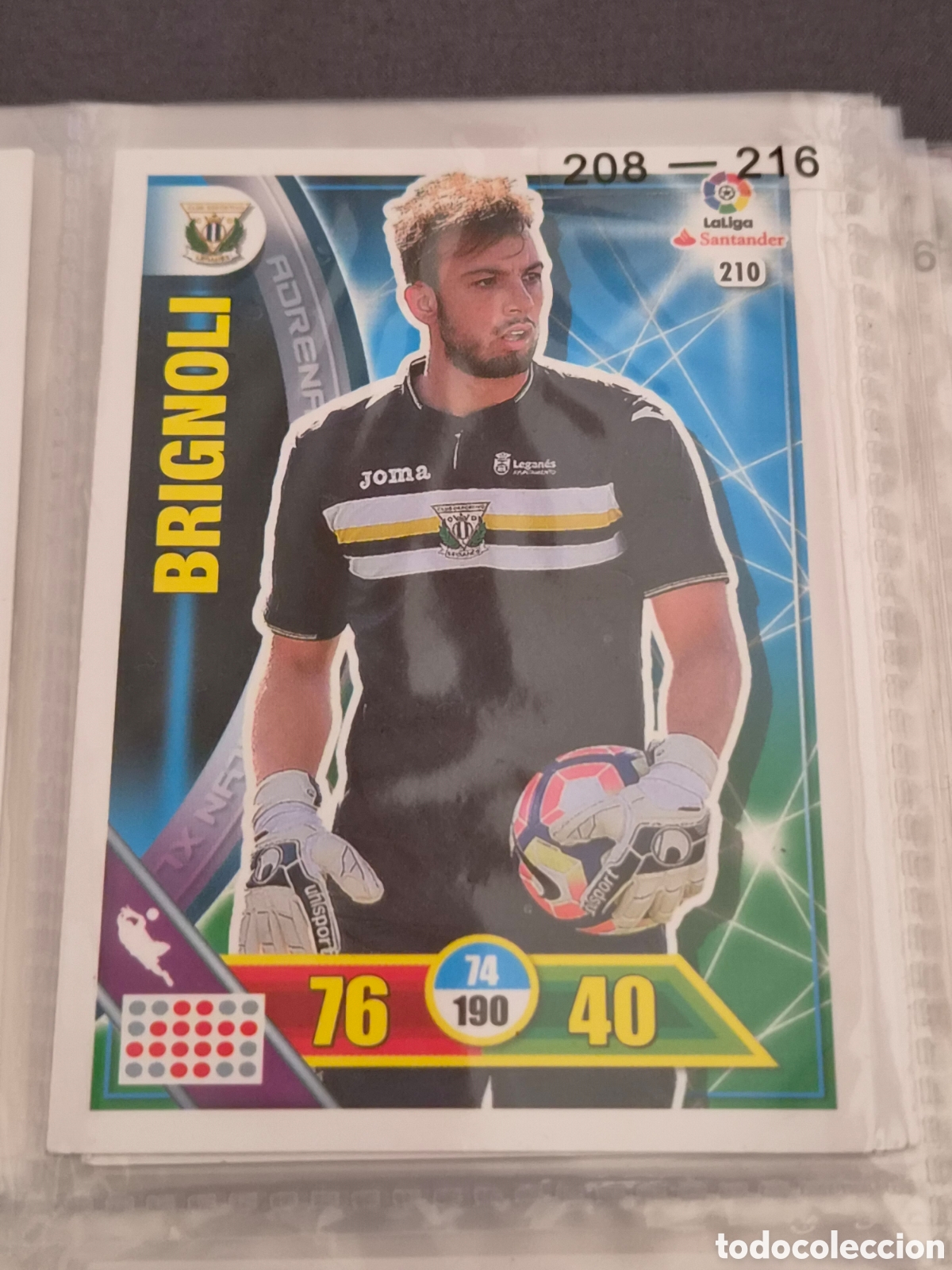 Trading Cards: 210 - BRIGNOLI , LEGANES ADRENALYN 2016 2017