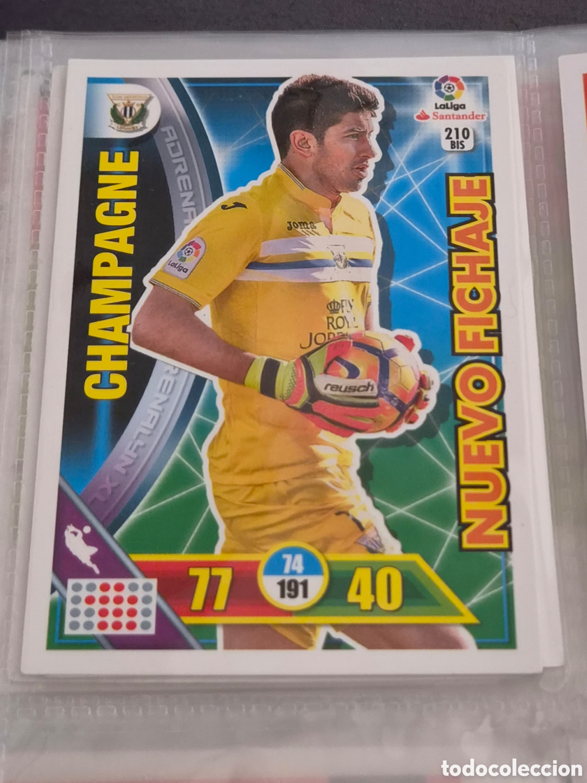 Trading Cards: 210 BIS - CHAMPAGNE , LEGANES NUEVO FICHAJE ADRENALYN 2016 2017