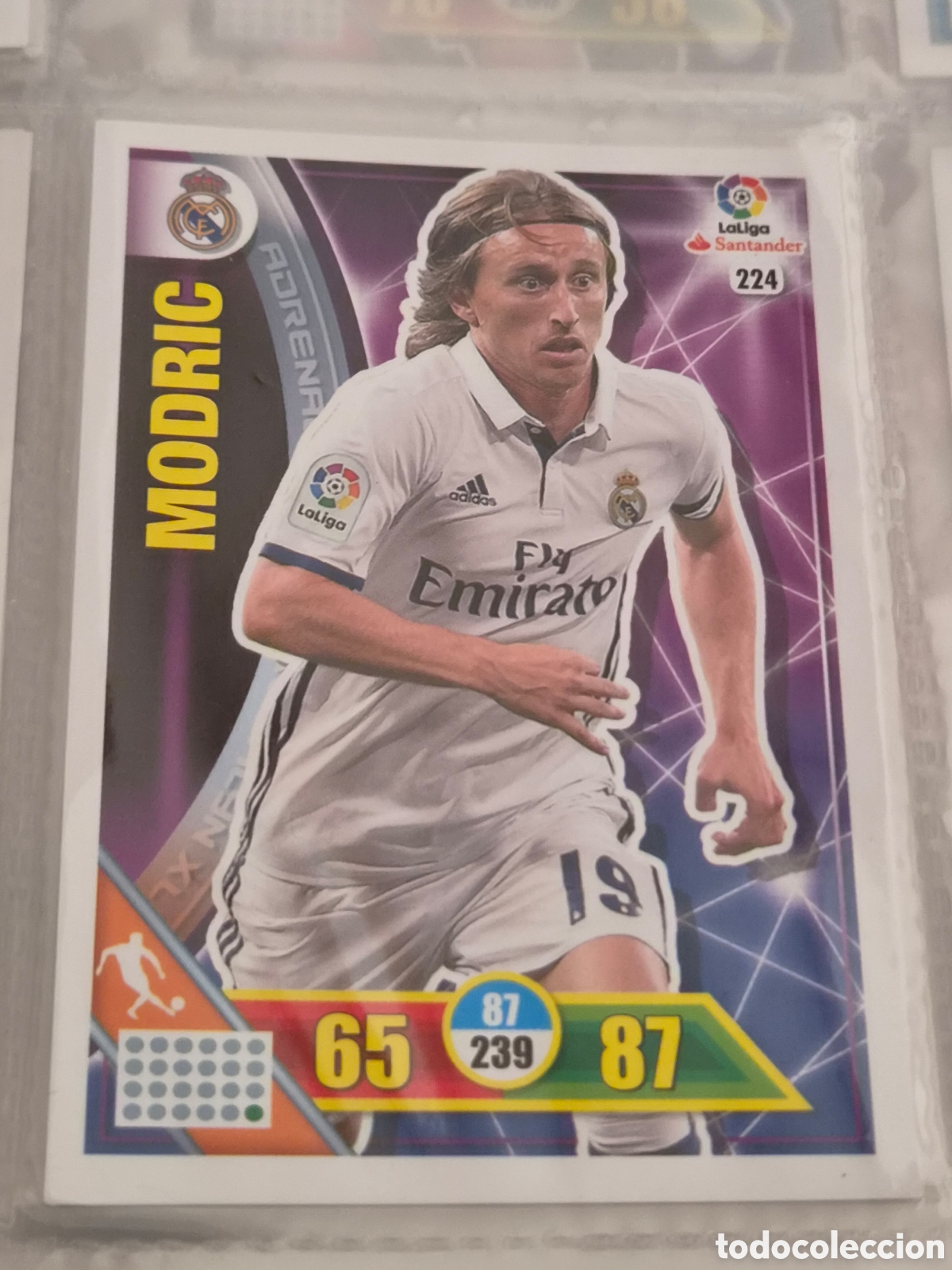 Trading Cards: 224 - MODRIC, REAL MADRID ADRENALYN 2016 2017