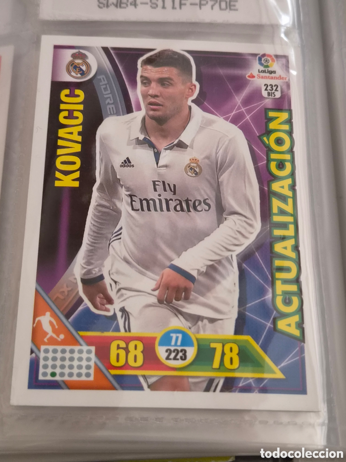 Trading Cards: 232 BIS - KOVACIC, REAL MADRID ACTUALIZACI&Oacute;N ADRENALYN 2016 2017