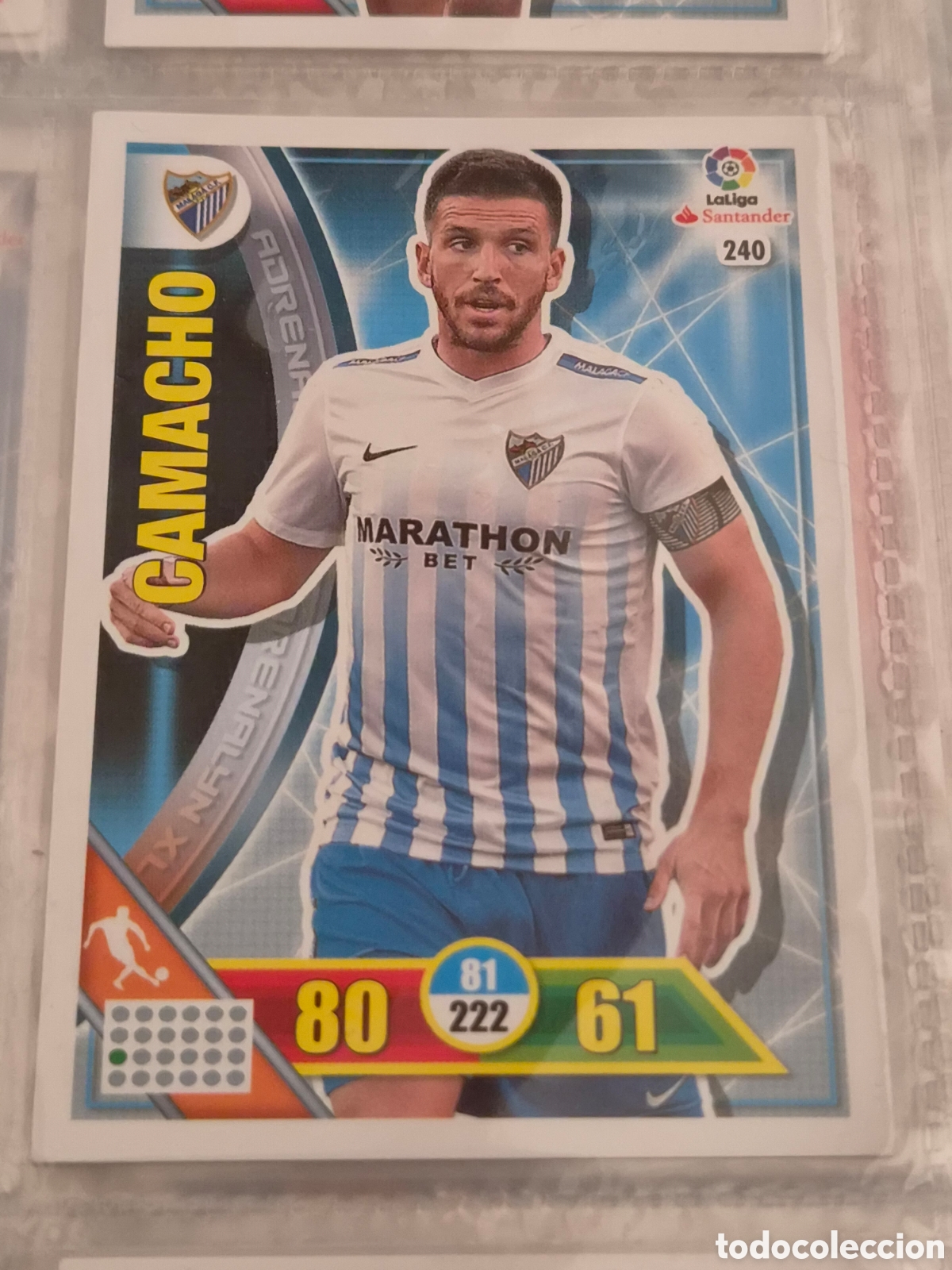 Trading Cards: 240 - CAMACHO , M&Aacute;LAGA ADRENALYN 2016 2017