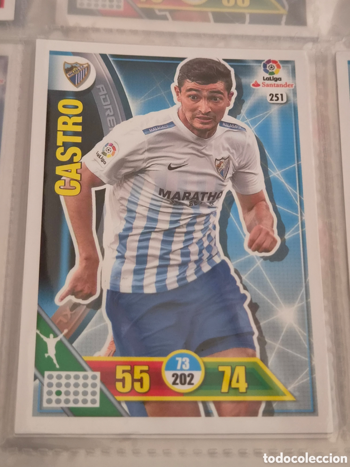 Trading Cards: 251 - CASTRO , M&Aacute;LAGA ADRENALYN 2016 2017