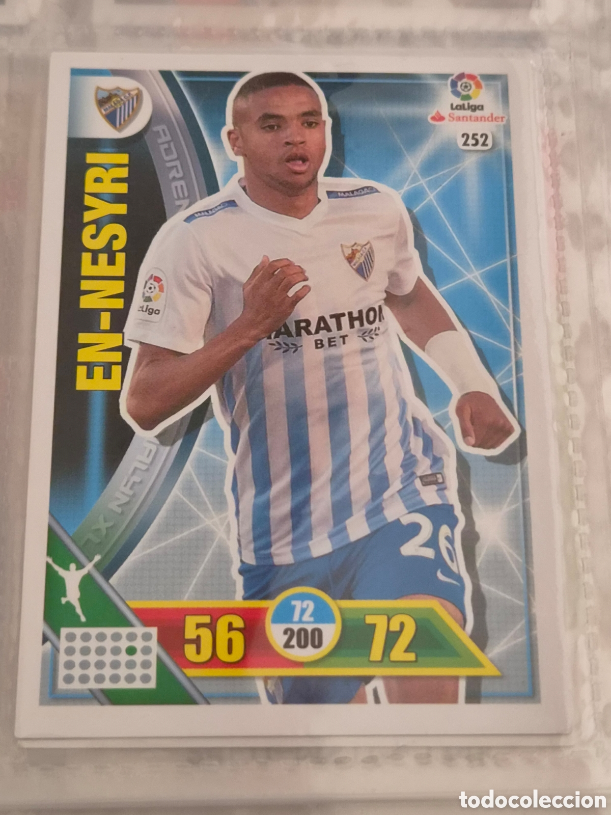 Trading Cards: 252 - EN-NESYRI, M&Aacute;LAGA ADRENALYN 2016 2017