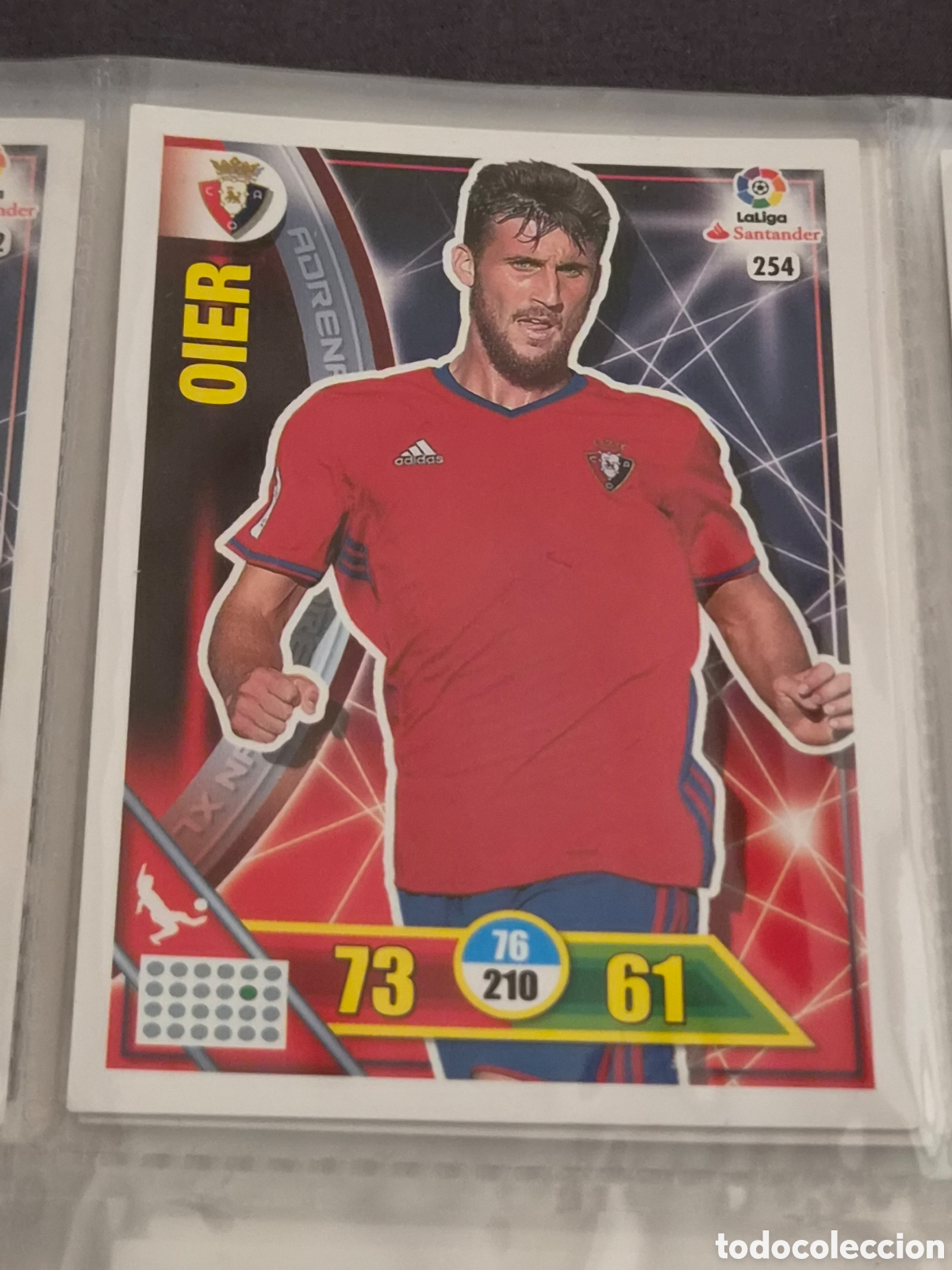 Trading Cards: 254 - OIER, OSASUNA ADRENALYN 2016 2017
