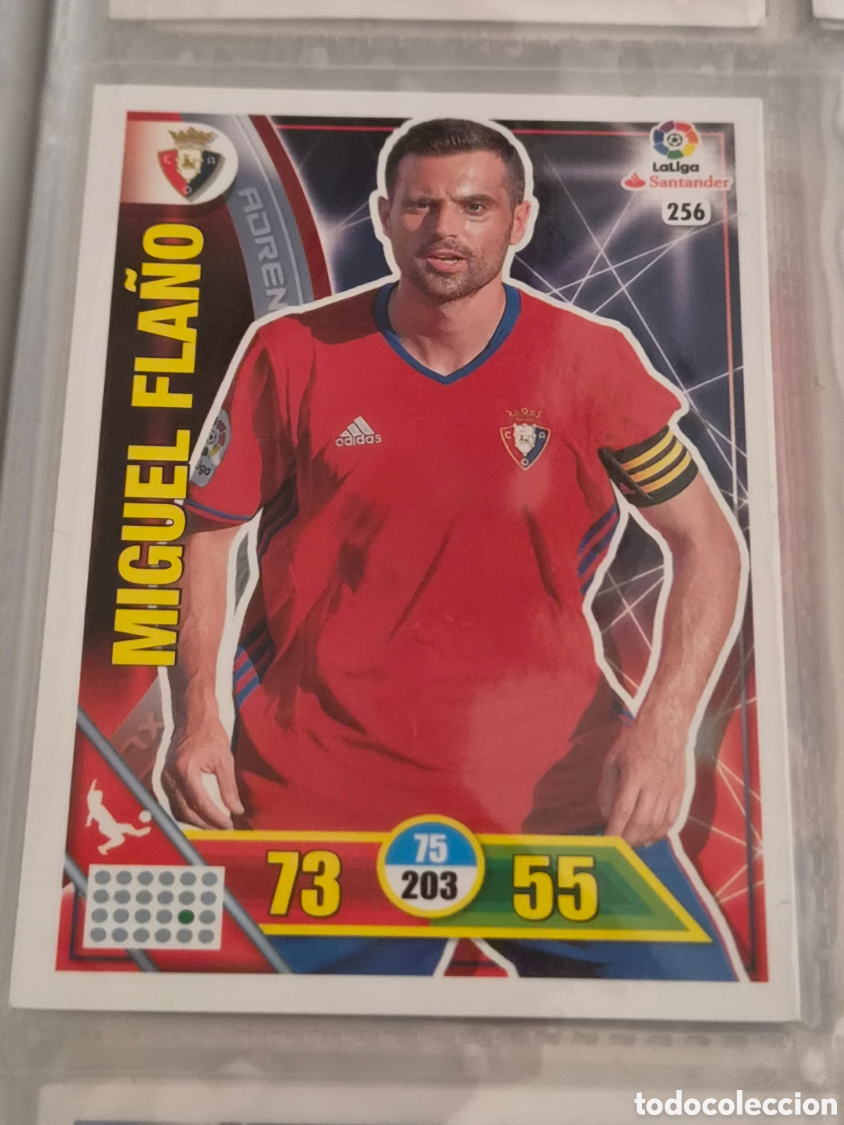 Trading Cards: 256 - MIGUEL FLA&Ntilde;O, OSASUNA ADRENALYN 2016 2017