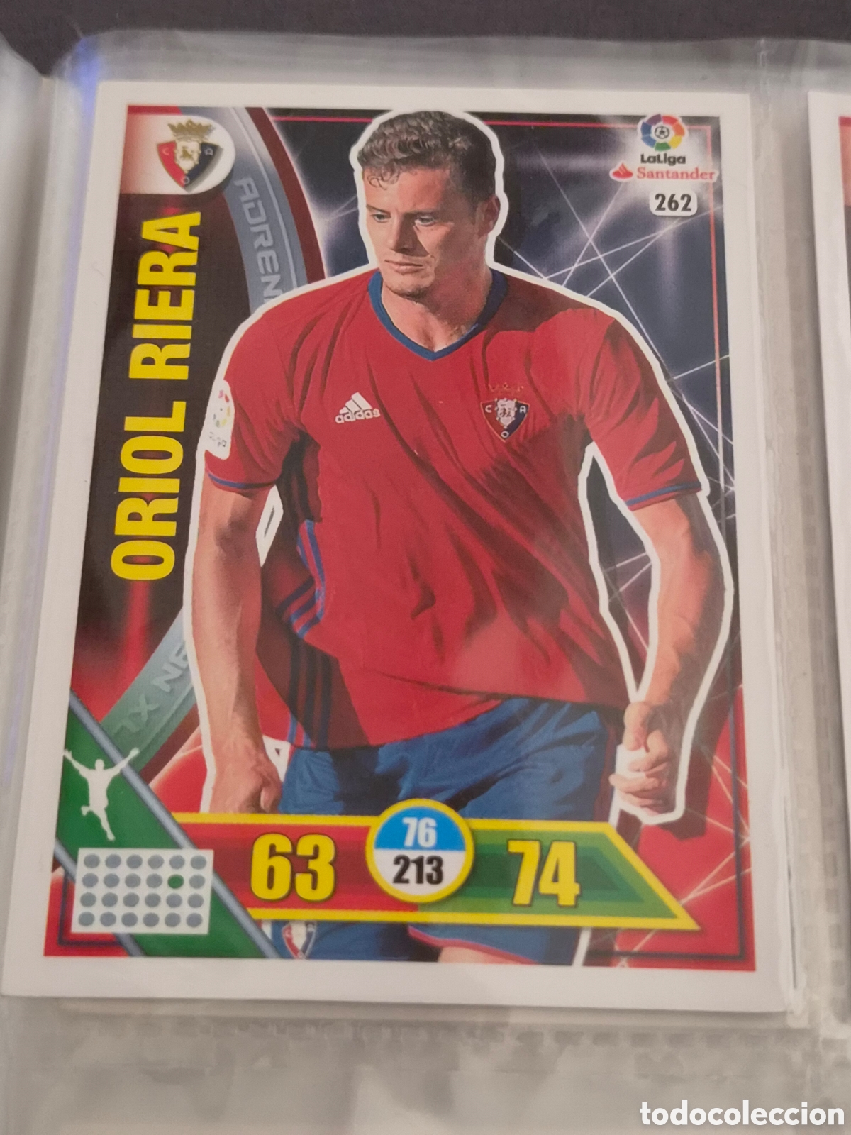 Trading Cards: 262 - ORIOL RIERA, OSASUNA ADRENALYN 2016 2017