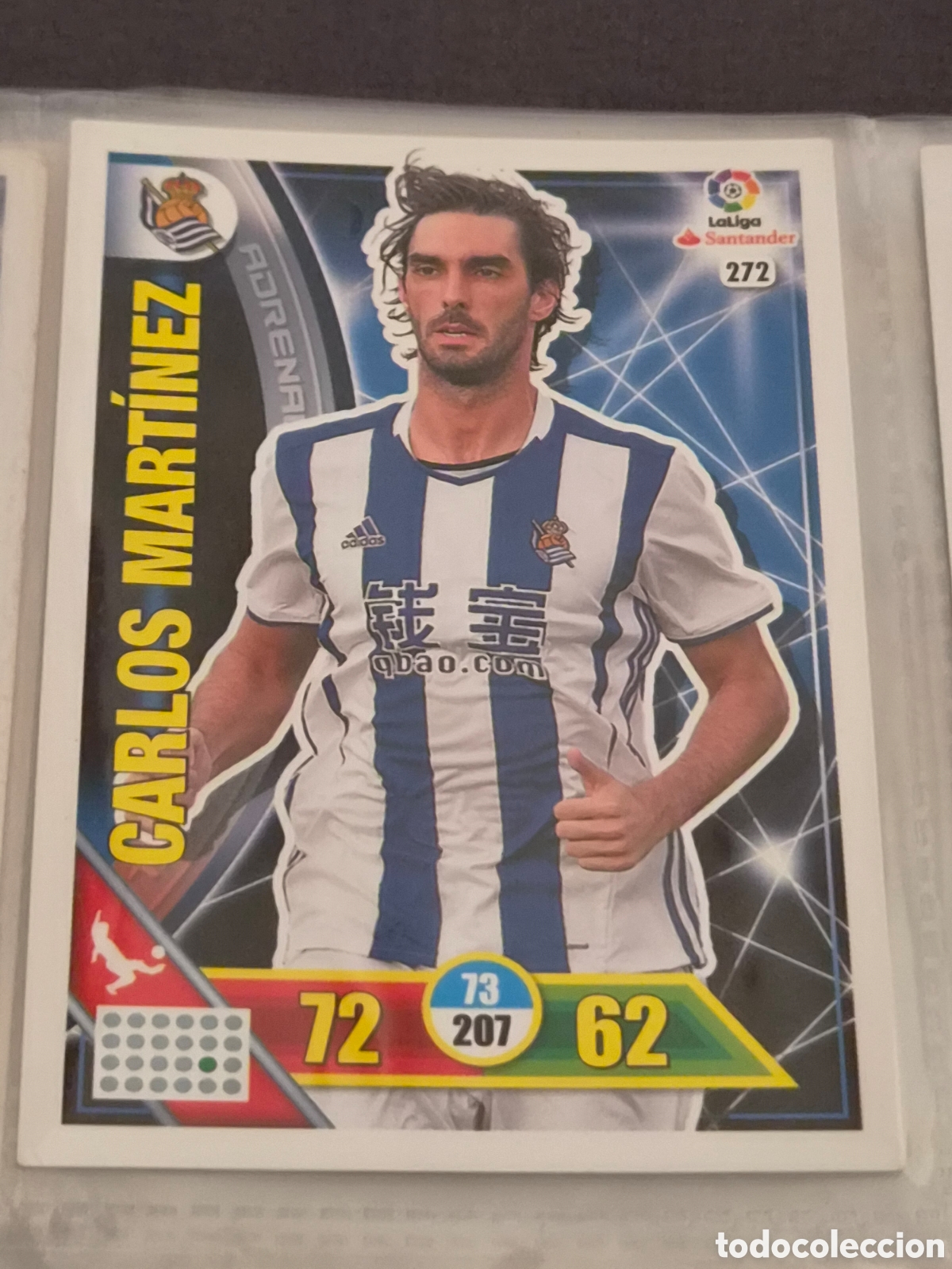 Trading Cards: 272 - CARLOS MART&Iacute;NEZ, REAL SOCIEDAD ADRENALYN 2016 2017