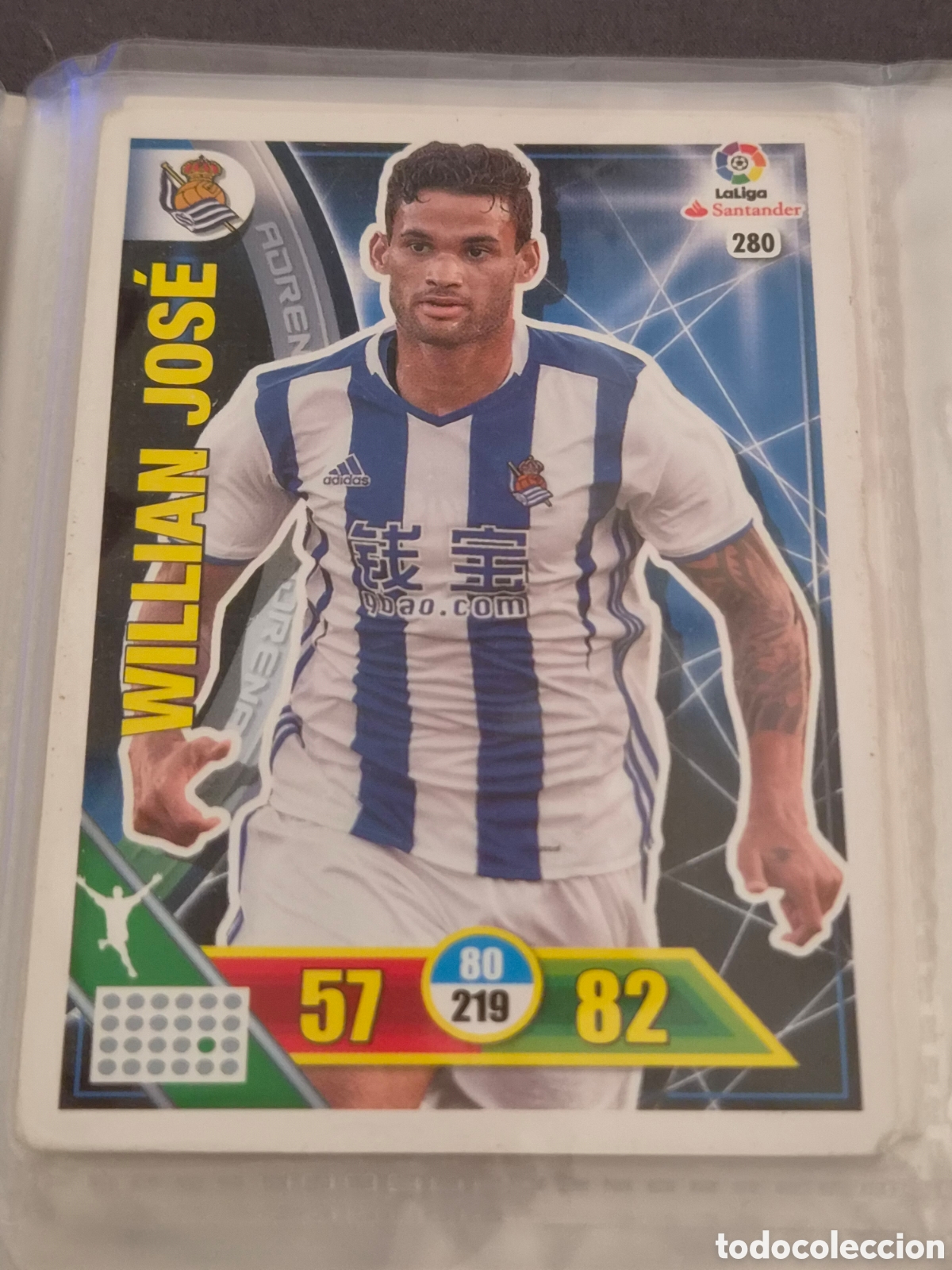 Trading Cards: 280 - WILLIAN JOSE, REAL SOCIEDAD ADRENALYN 2016 2017