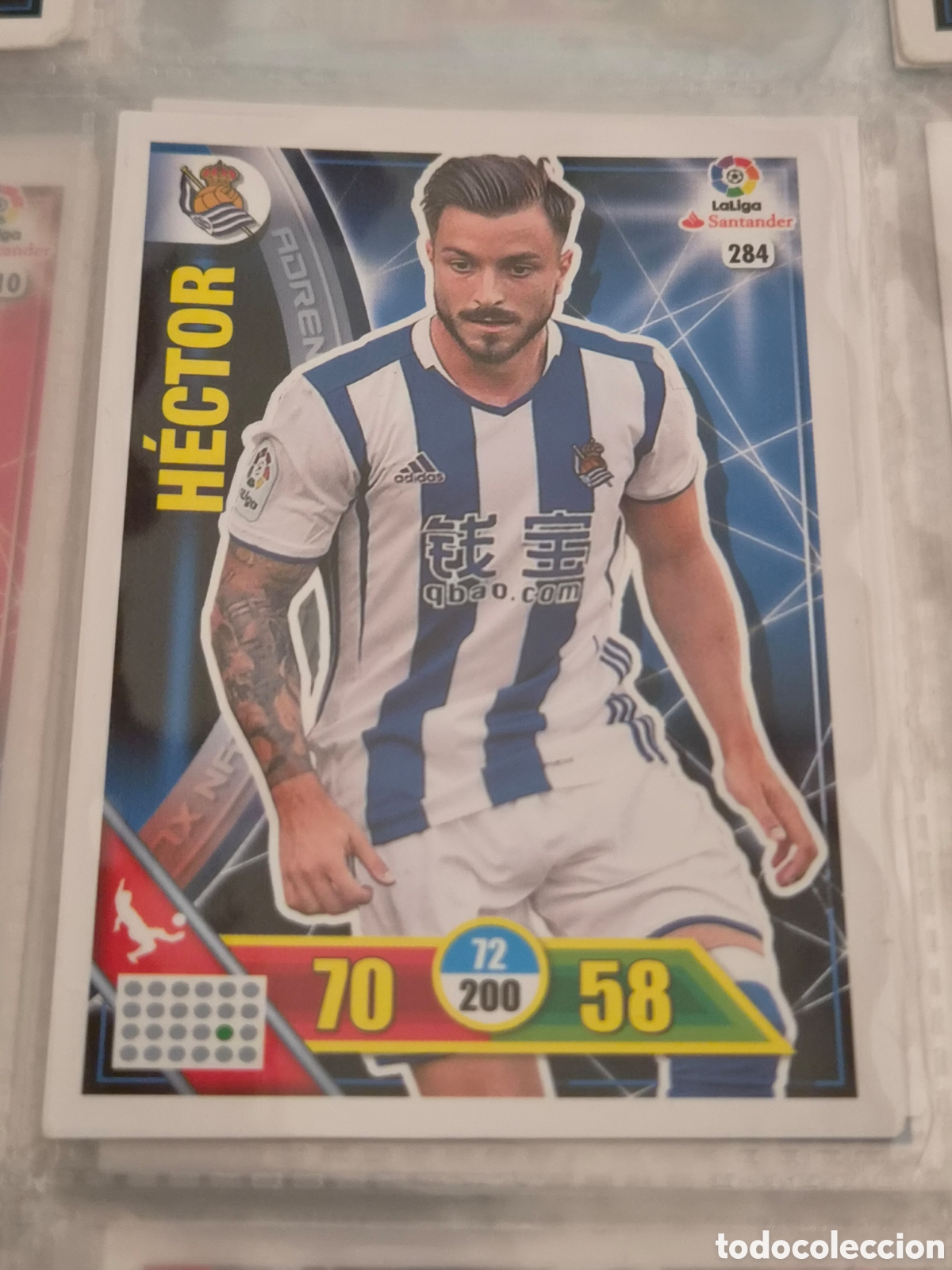 Trading Cards: 284 - H&Eacute;CTOR, REAL SOCIEDAD ADRENALYN 2016 2017