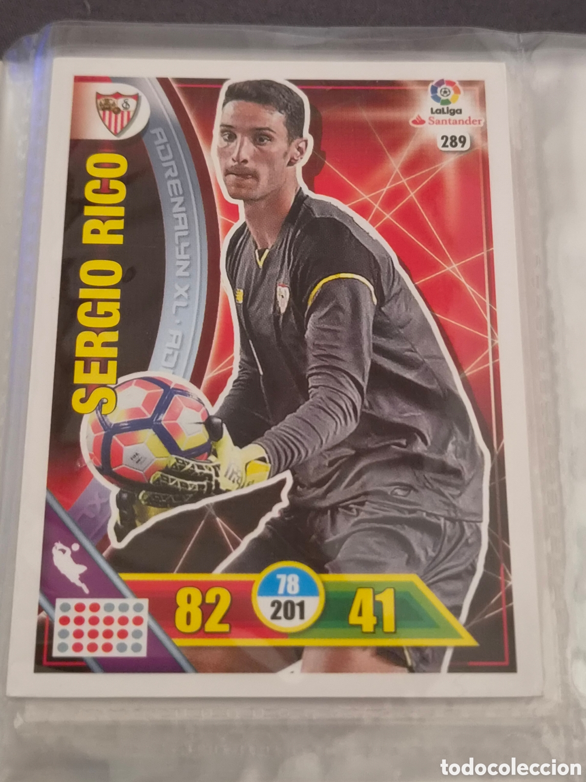 Trading Cards: 289 - SERGIO RICO , SEVILLA ADRENALYN 2016 2017