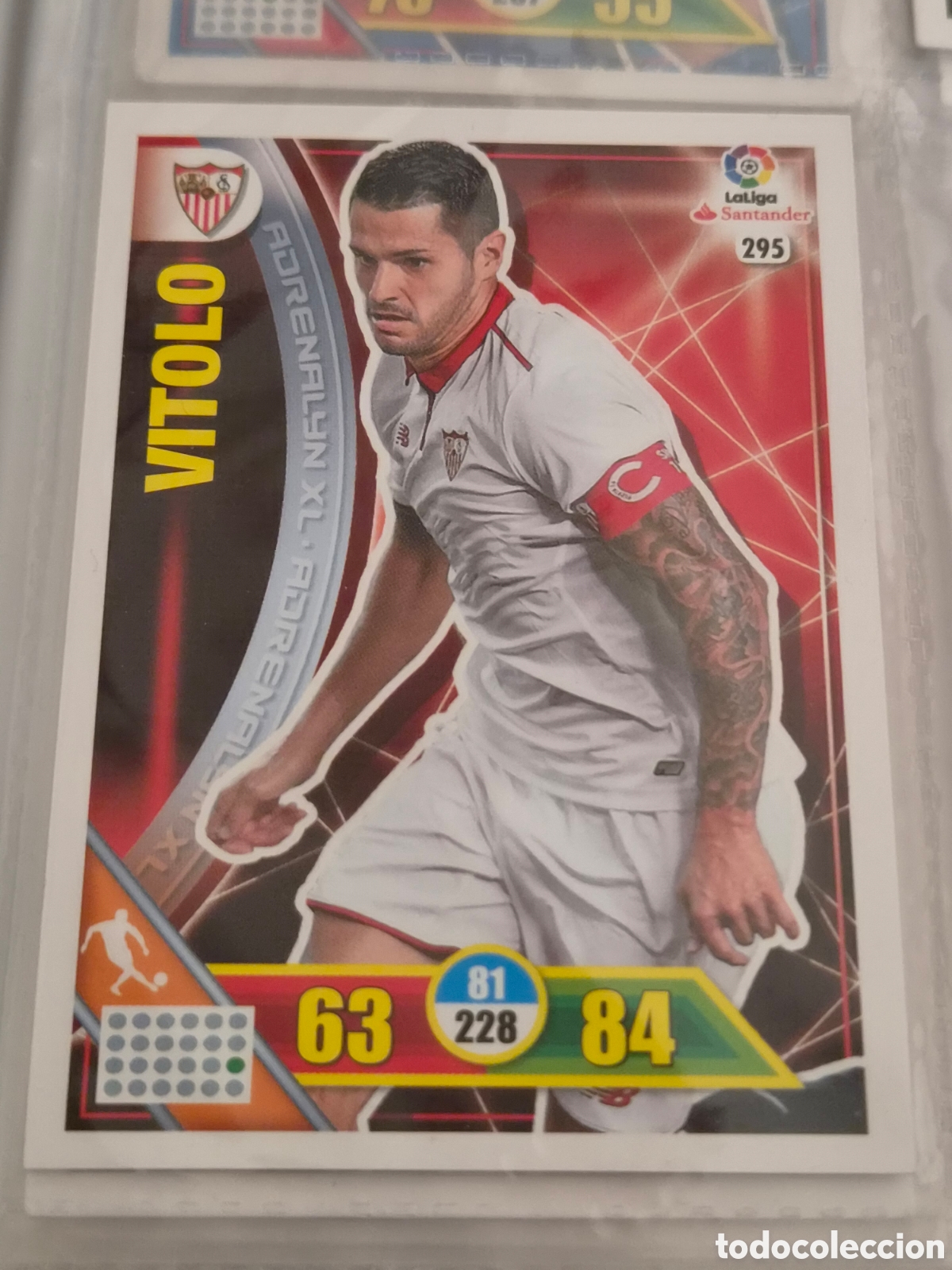 Trading Cards: 295 - VITOLO , SEVILLA ADRENALYN 2016 2017
