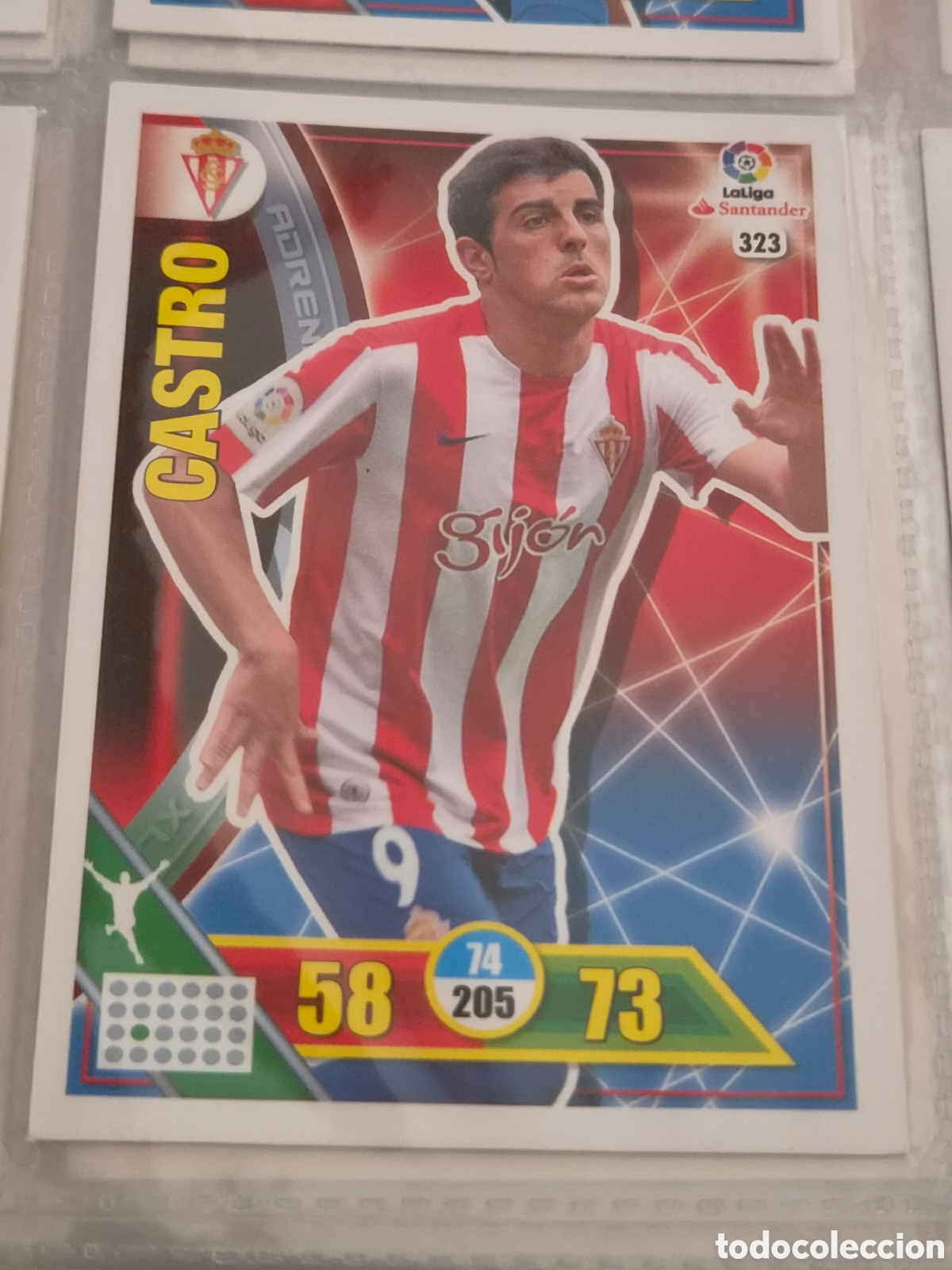 Trading Cards: 323 - CASTRO , SPORTING ADRENALYN 2016 2017