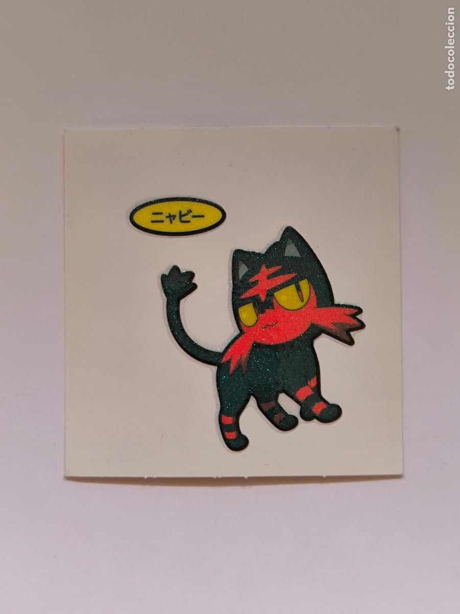 Trading Cards: POKEMON DAIICHI PAN - LITTEN - DECO CHARA BREAD STICKER / SEAL - ORIGINAL JAPON (&Ntilde;7C5)