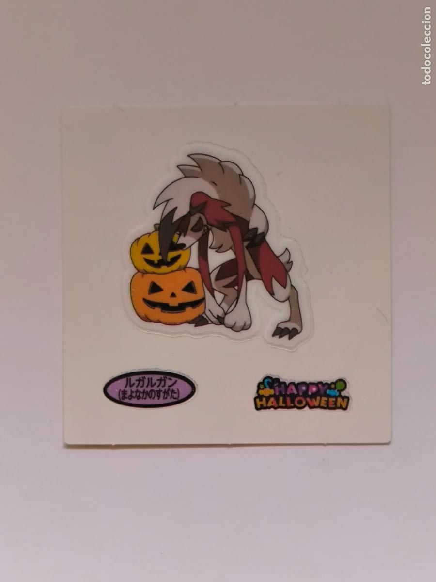 Trading Cards: POKEMON DAIICHI PAN - LYCANROC HALLOWEEN - DECO CHARA BREAD STICKER / SEAL - ORIGINAL JAPON (&Ntilde;7C5)