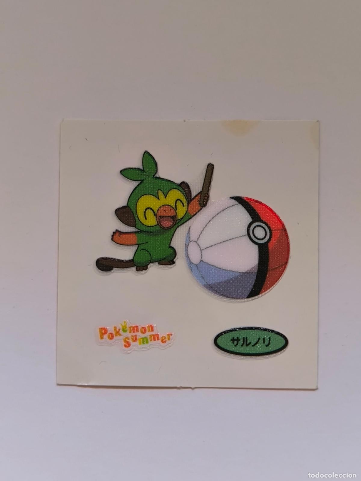 Trading Cards: POKEMON DAIICHI PAN - GROOKEY SUMMER - DECO CHARA BREAD STICKER / SEAL - ORIGINAL JAPON (&Ntilde;7C5)