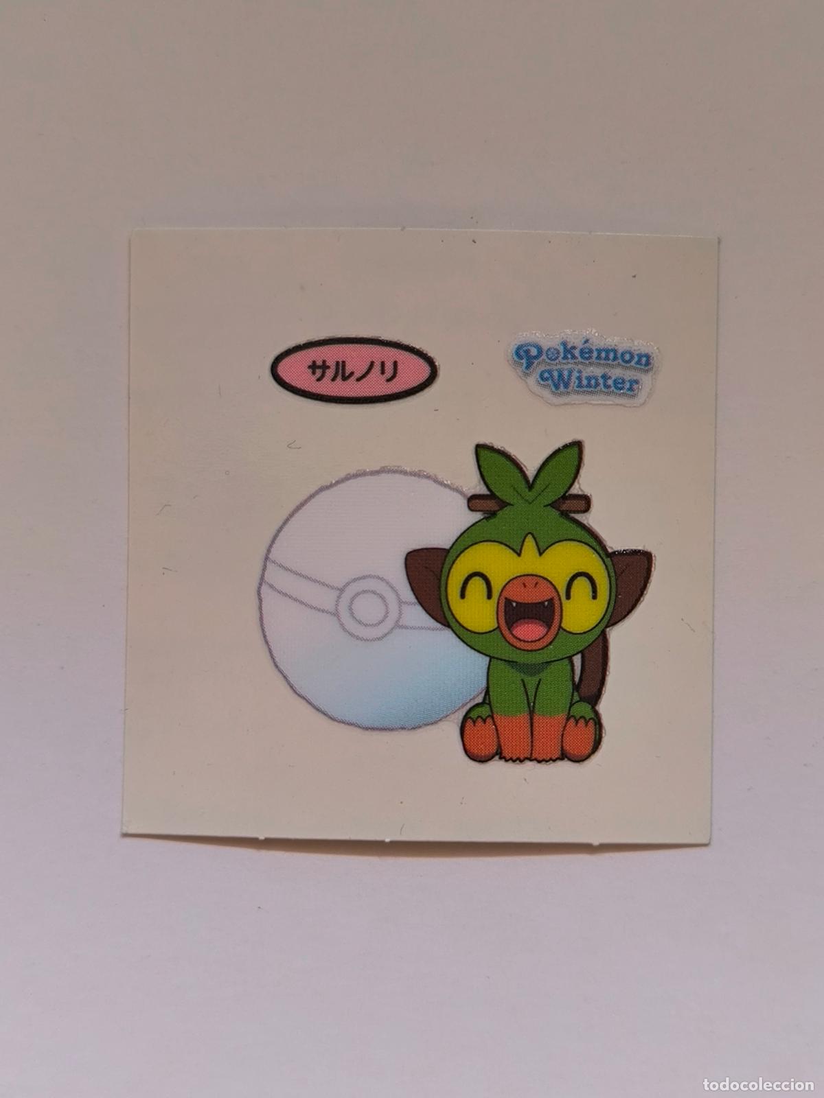 Trading Cards: POKEMON DAIICHI PAN - GROOKEY WINTER - DECO CHARA BREAD STICKER / SEAL - ORIGINAL JAPON (&Ntilde;7C6)