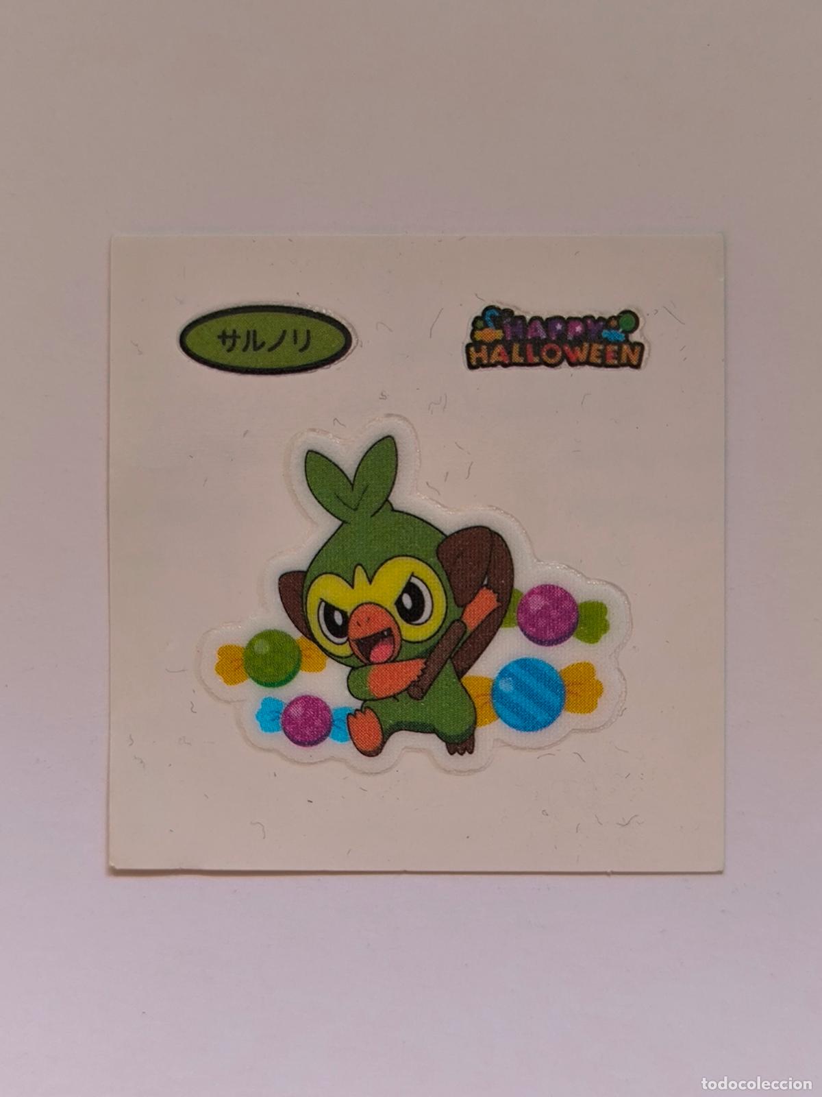 Trading Cards: POKEMON DAIICHI PAN - GROOKEY HALLOWEEN - DECO CHARA BREAD STICKER / SEAL - ORIGINAL JAPON (&Ntilde;7C7)
