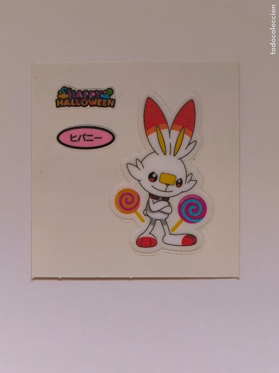 Trading Cards: POKEMON DAIICHI PAN - SCORBUNNY HALLOWEEN - DECO CHARA BREAD STICKER / SEAL - ORIGINAL JAPON (&Ntilde;7C5)