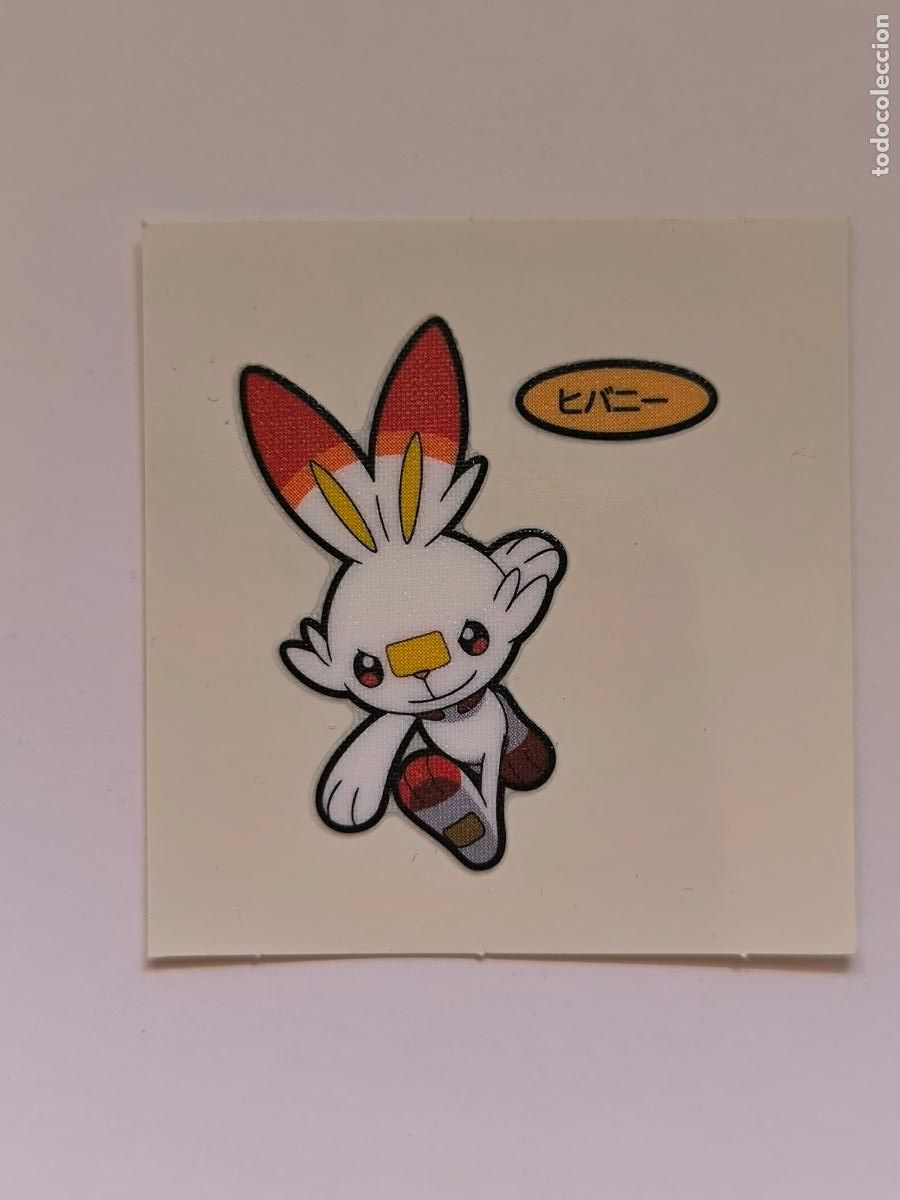 Trading Cards: POKEMON DAIICHI PAN - SCORBUNNY - DECO CHARA BREAD STICKER / SEAL - ORIGINAL JAPON (&Ntilde;7C8)